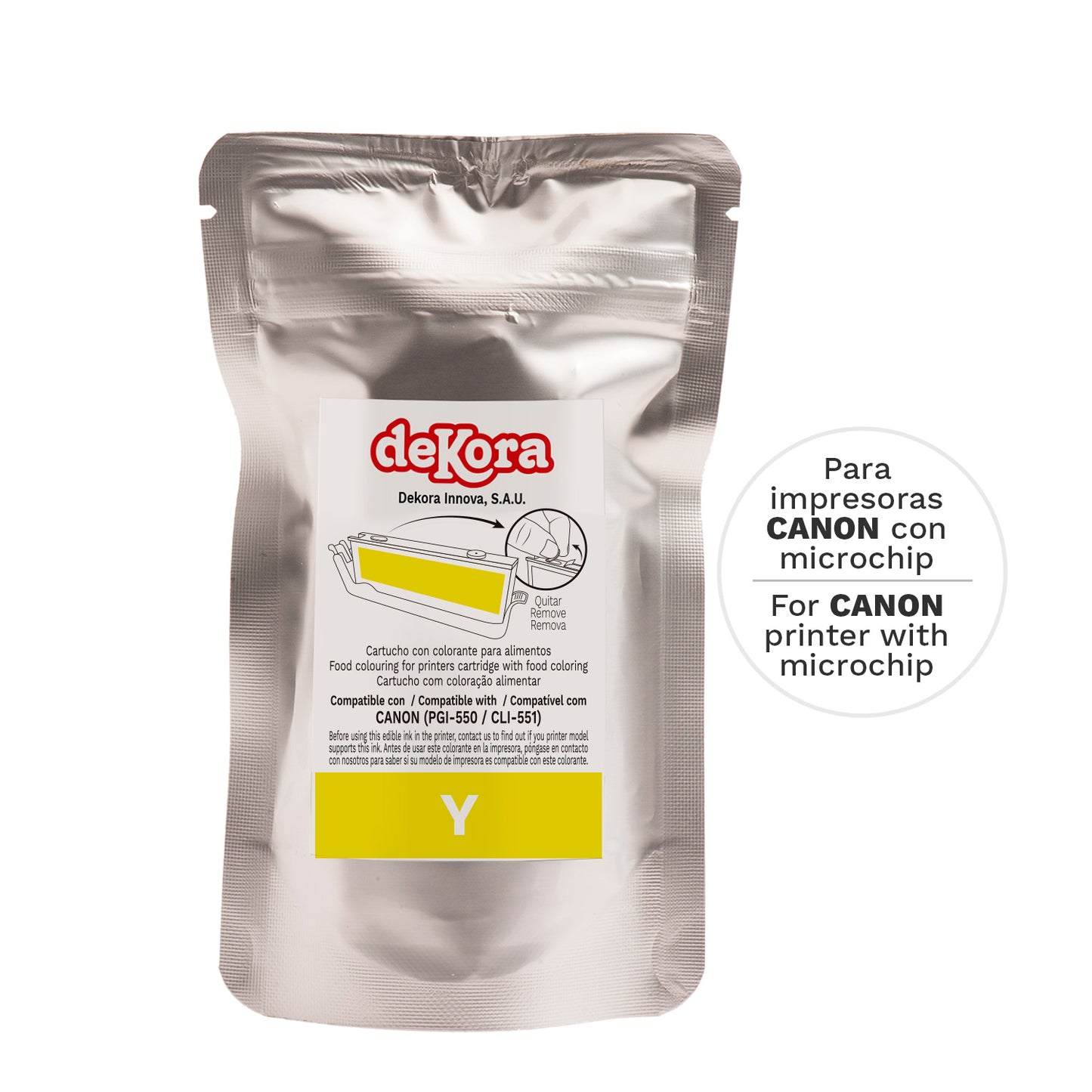 CARTUCHO TINTA PGI-550+CLI-551 AMARILLO