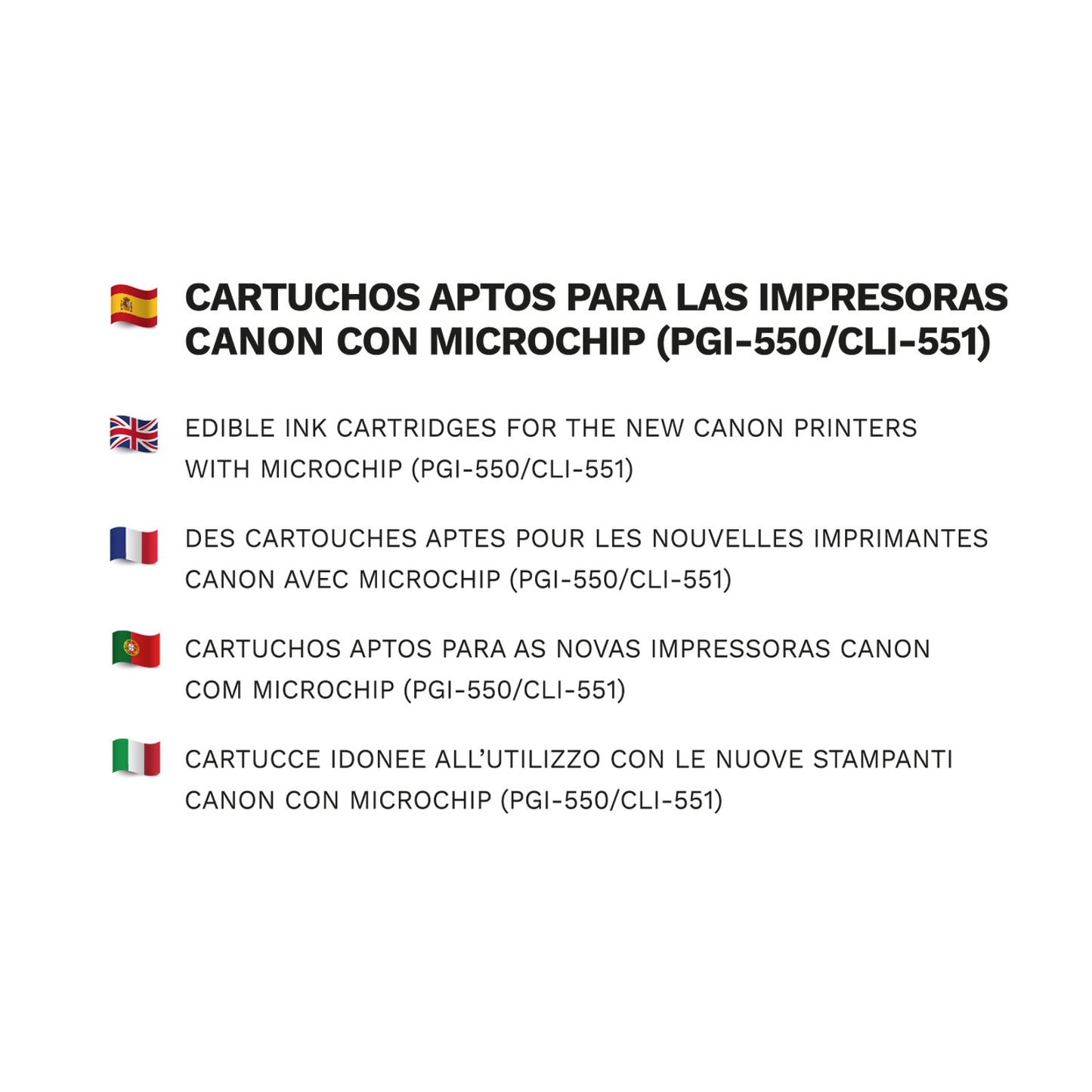 CARTUCHO TINTA PGI-550+CLI-551 GRIS