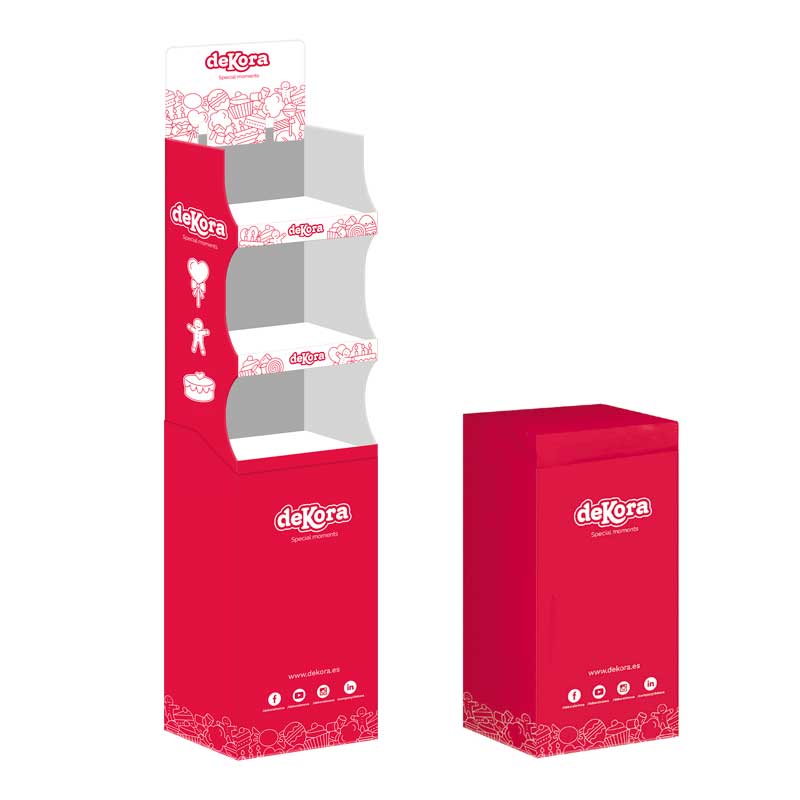PRESENTOIR EN CARTON KANGAROO 400x300x860 MM