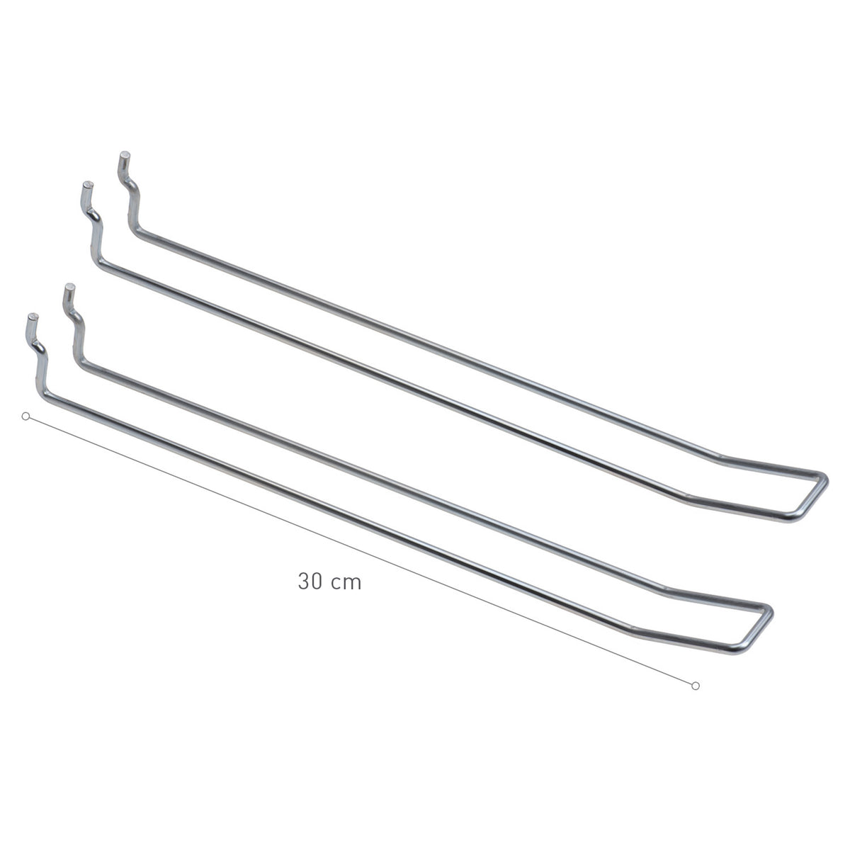 GANCHOS METAL PARA EXOPSITORES 30CM