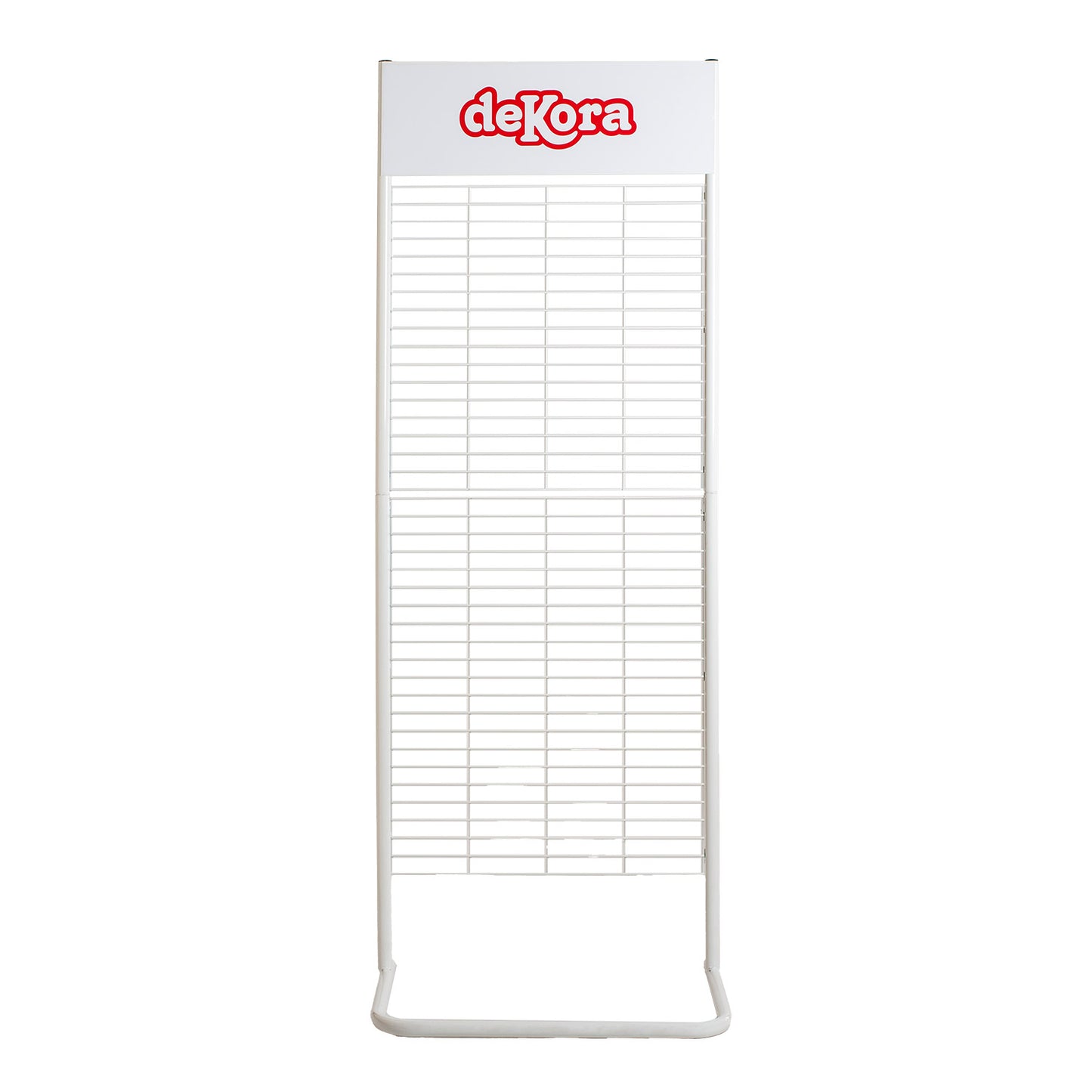 PRÉSENTOIR DE SOL EN GRILLE MÉTALLIQUE 580X350X1650MM