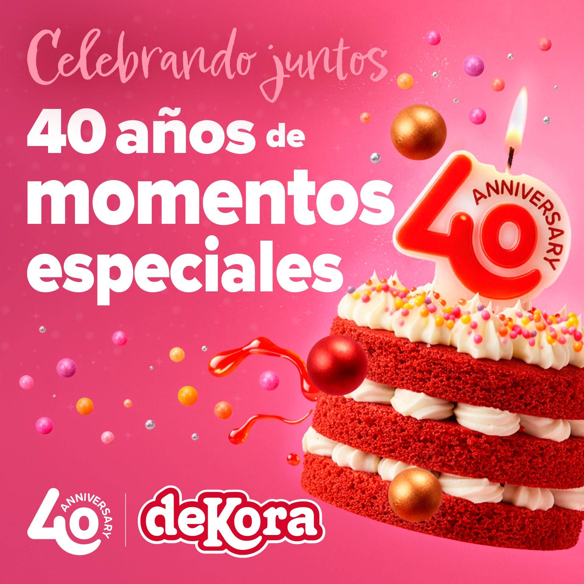 Celebrando juntos 40 años de momentos especiales