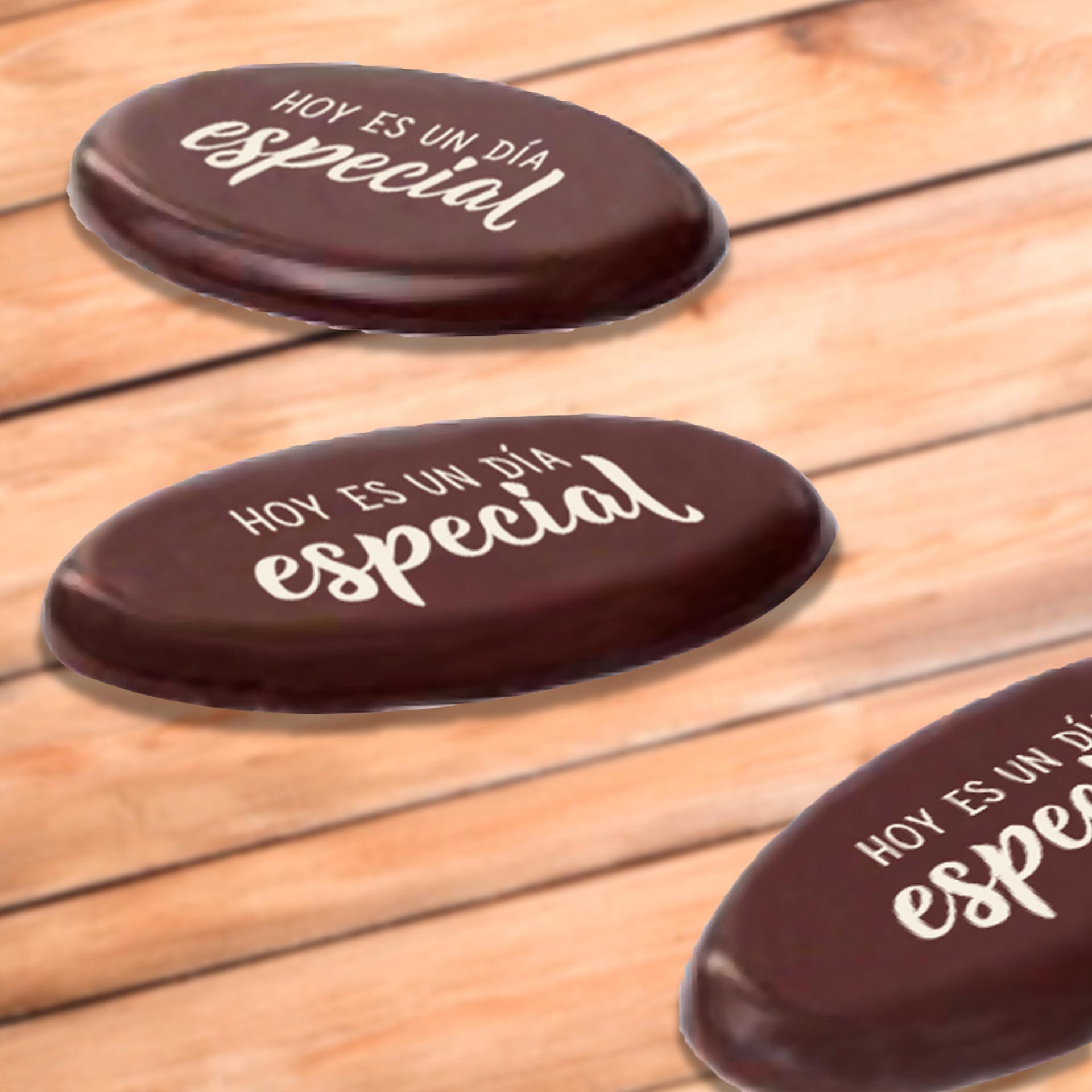 Letreros de chocolate
