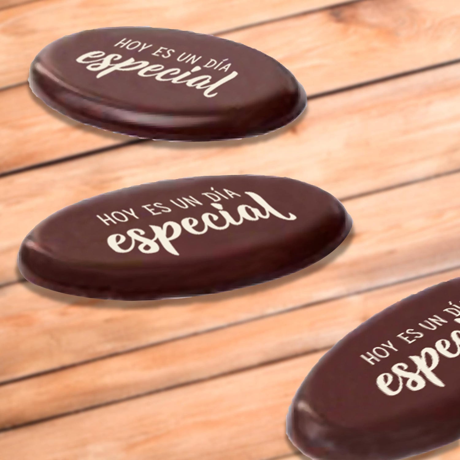 Letreros de chocolate