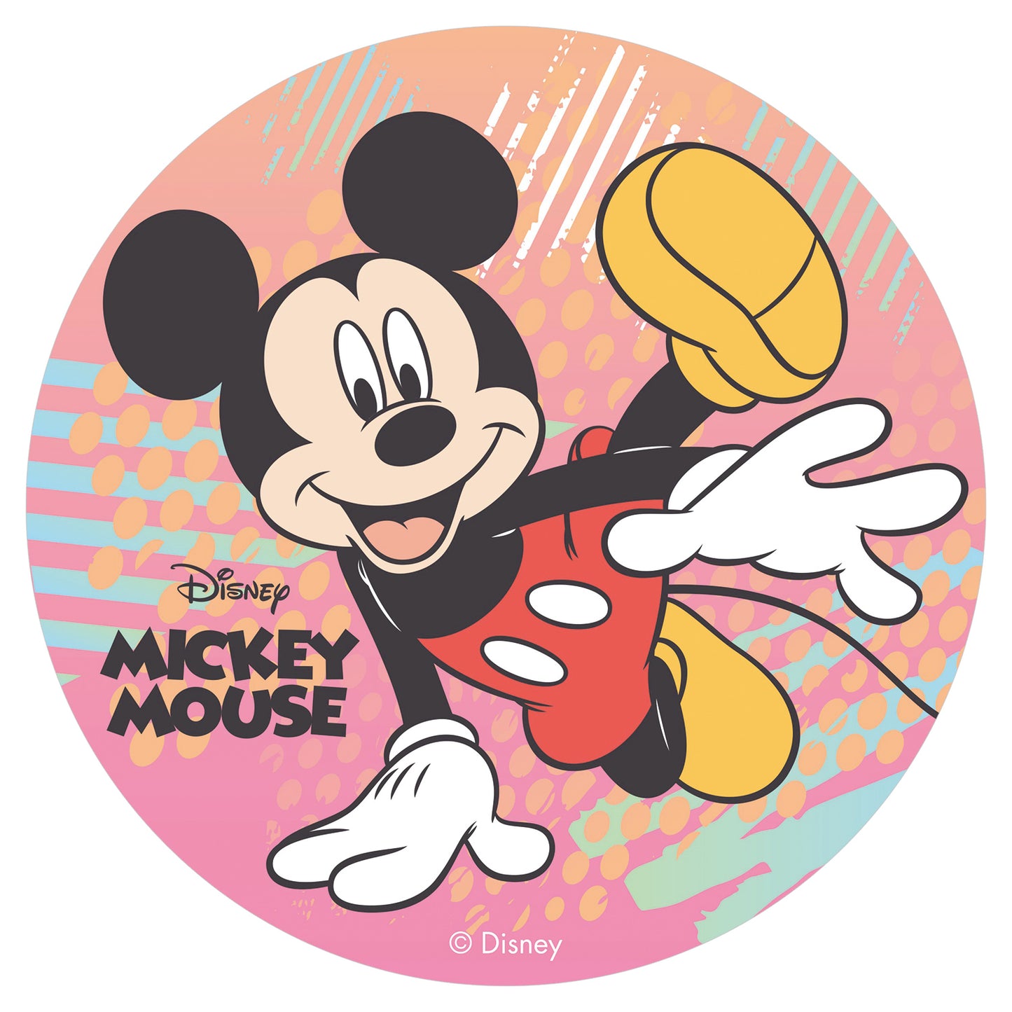 DISQUE EN AZYME POUR GÂTEAUX MICKEY MOUSE 20CM