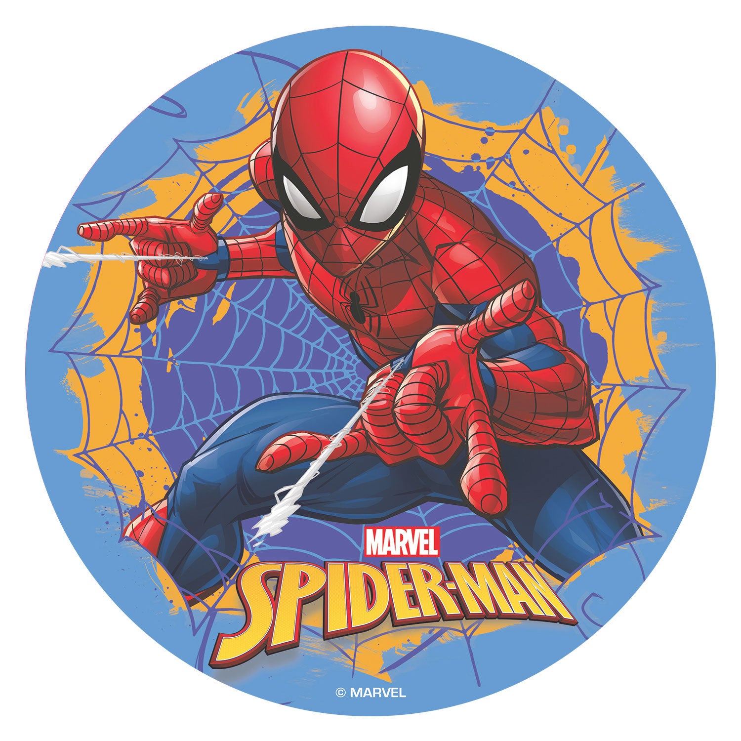 DISCHI OSTIA TORTA SPIDERMAN 20CM