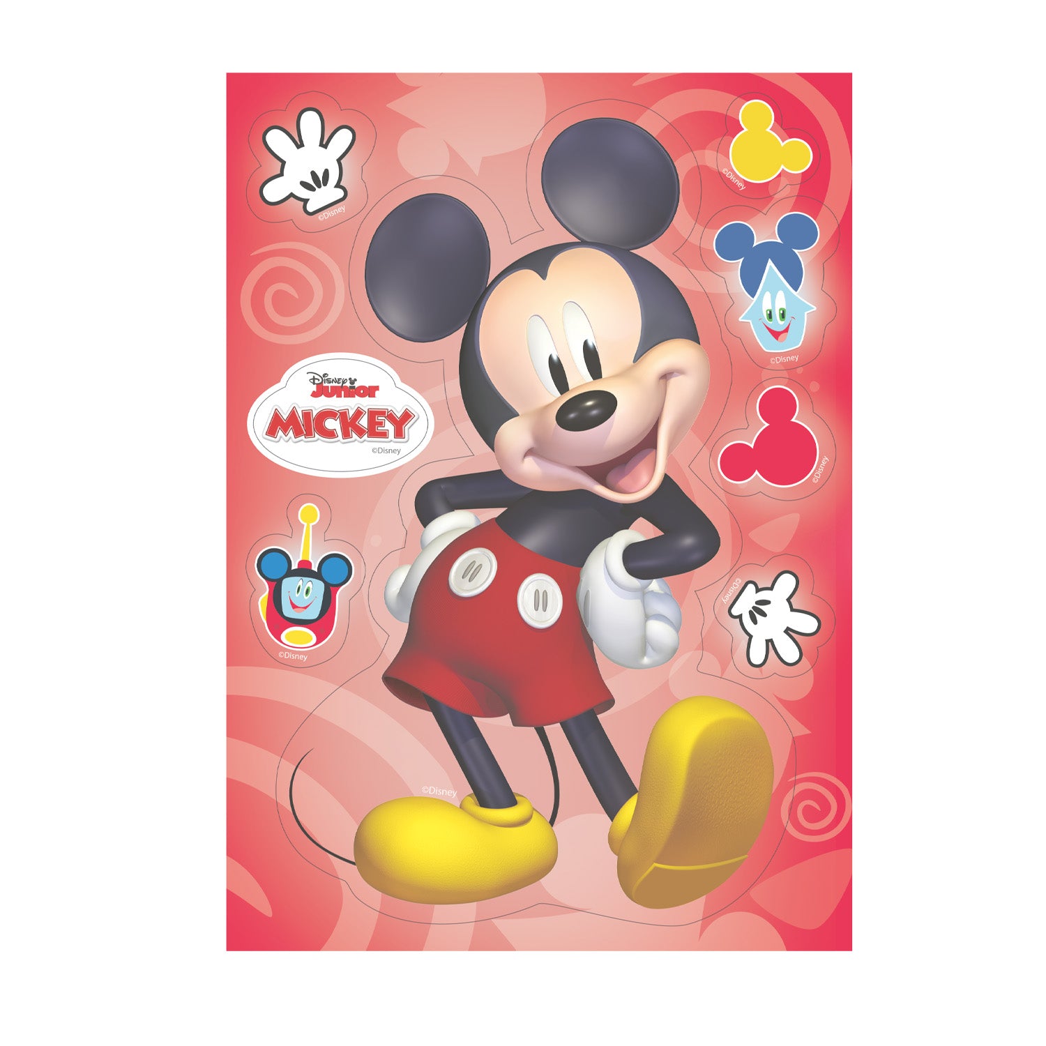 CAKE WAFER SHAPE MICKEY MOUSE 14,8X21CM