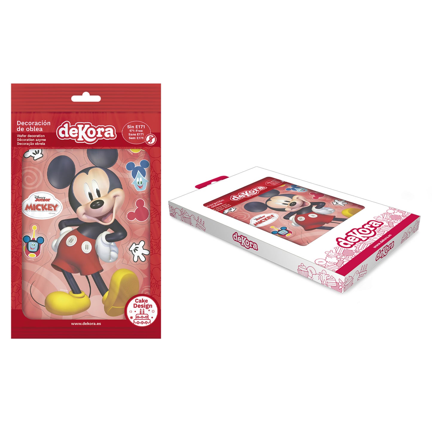 AZYME GATEAU SILHOUETTE MICKEY MOUSE 14,8X21CM