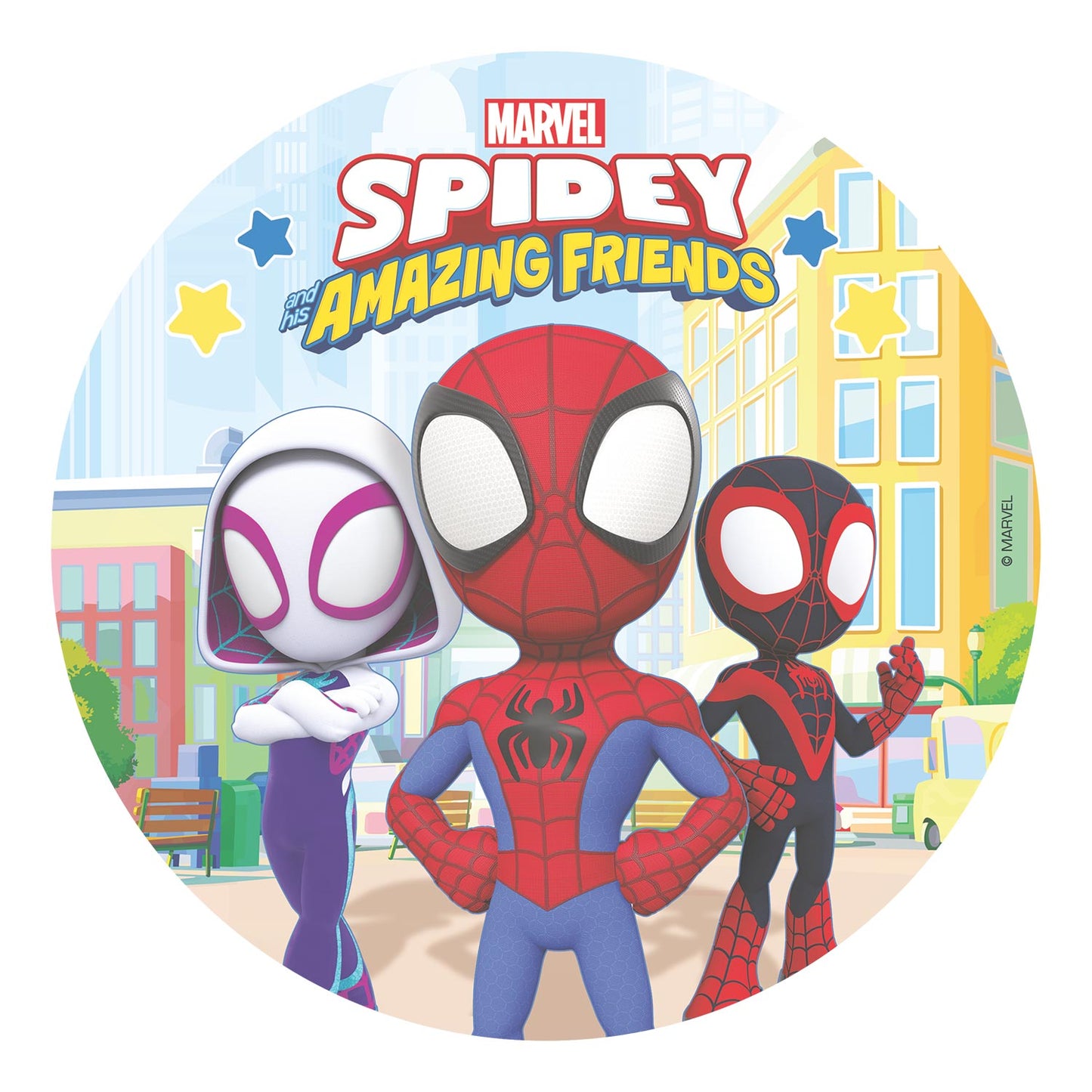 SPIDEY CAKE WAFER DISC 20CM