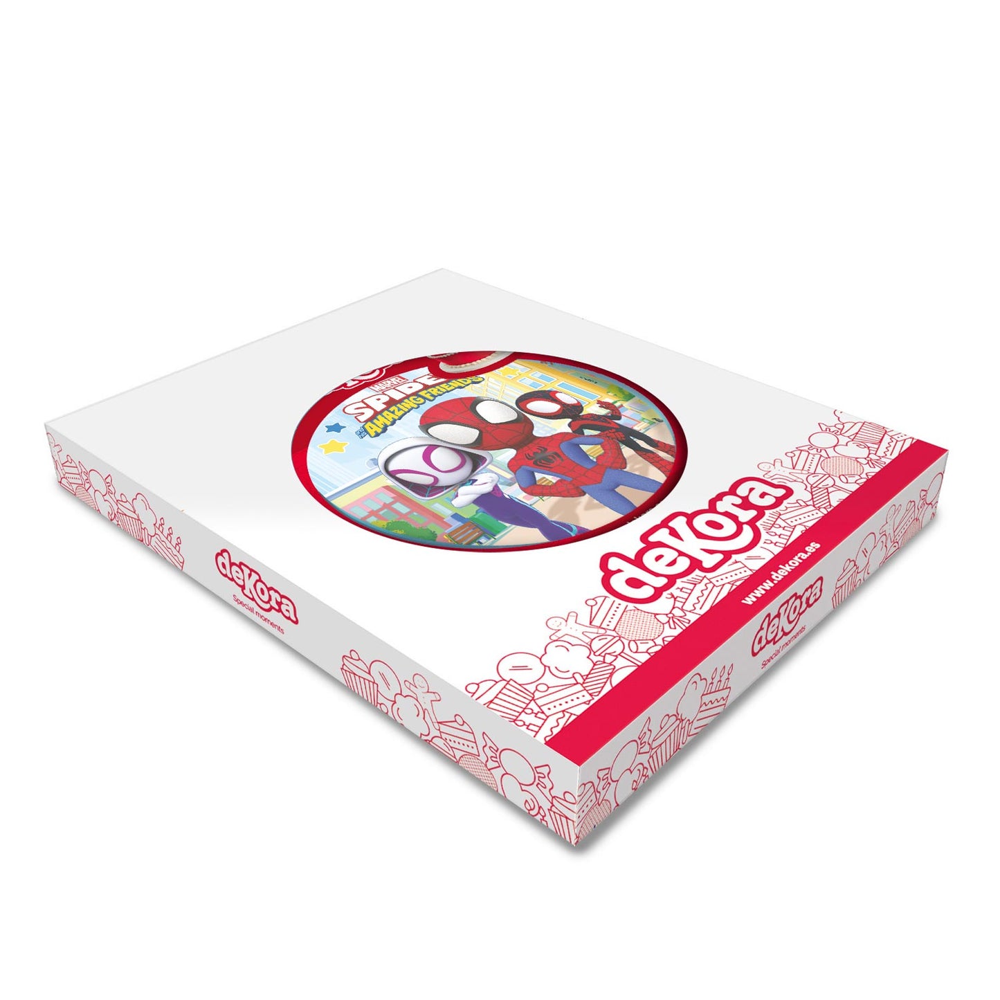 SPIDEY CAKE WAFER DISC 20CM