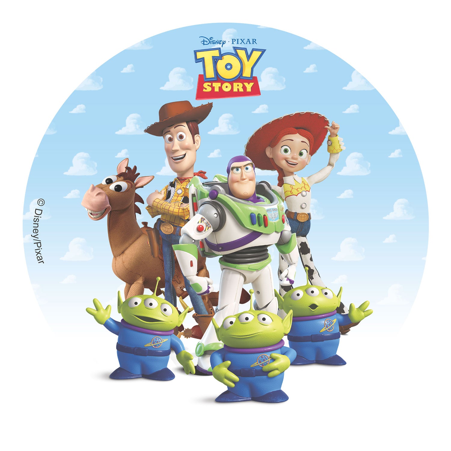 DISCO OBLEA TARTA TOY STORY 20CM