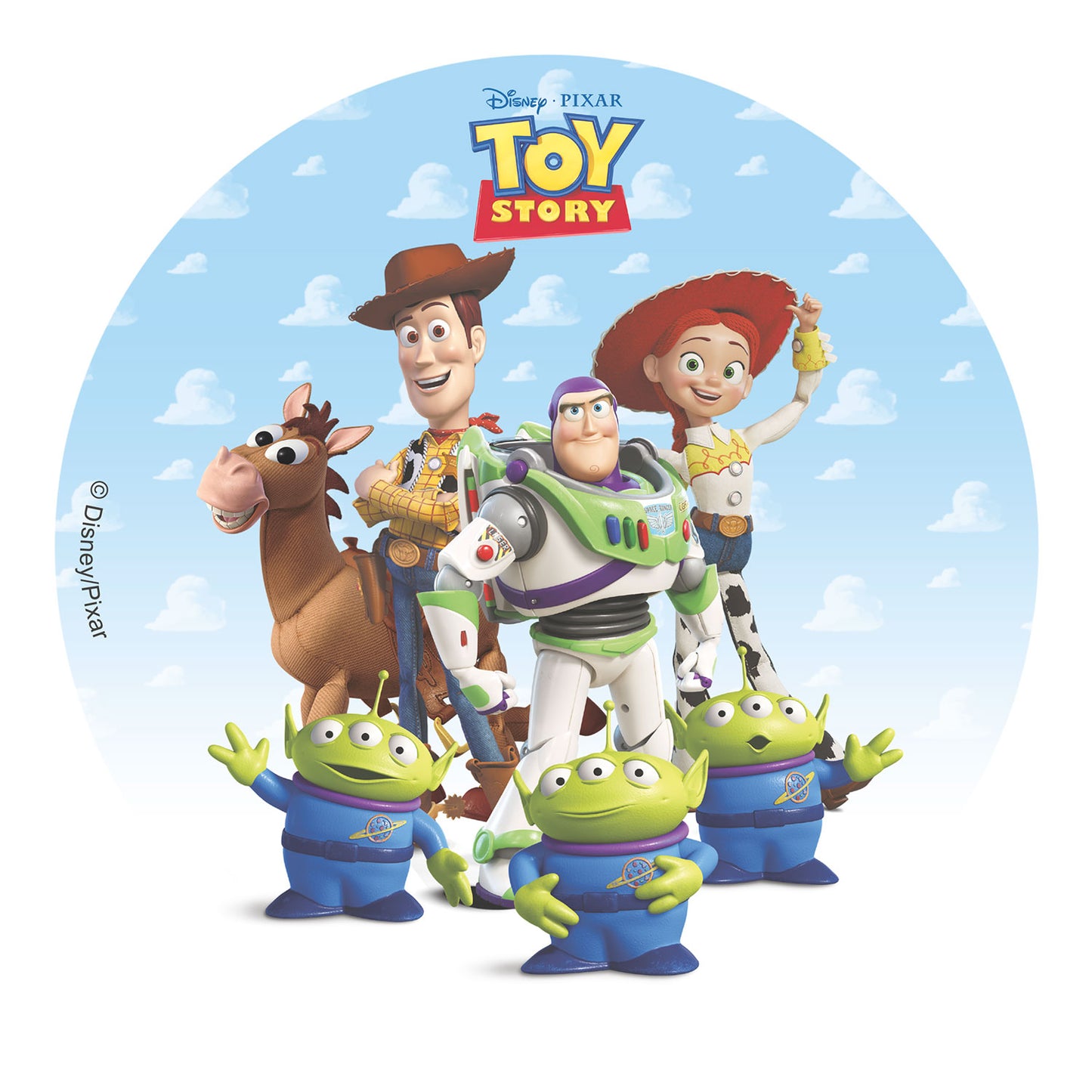 DISCO OBLEA TARTA TOY STORY 20CM