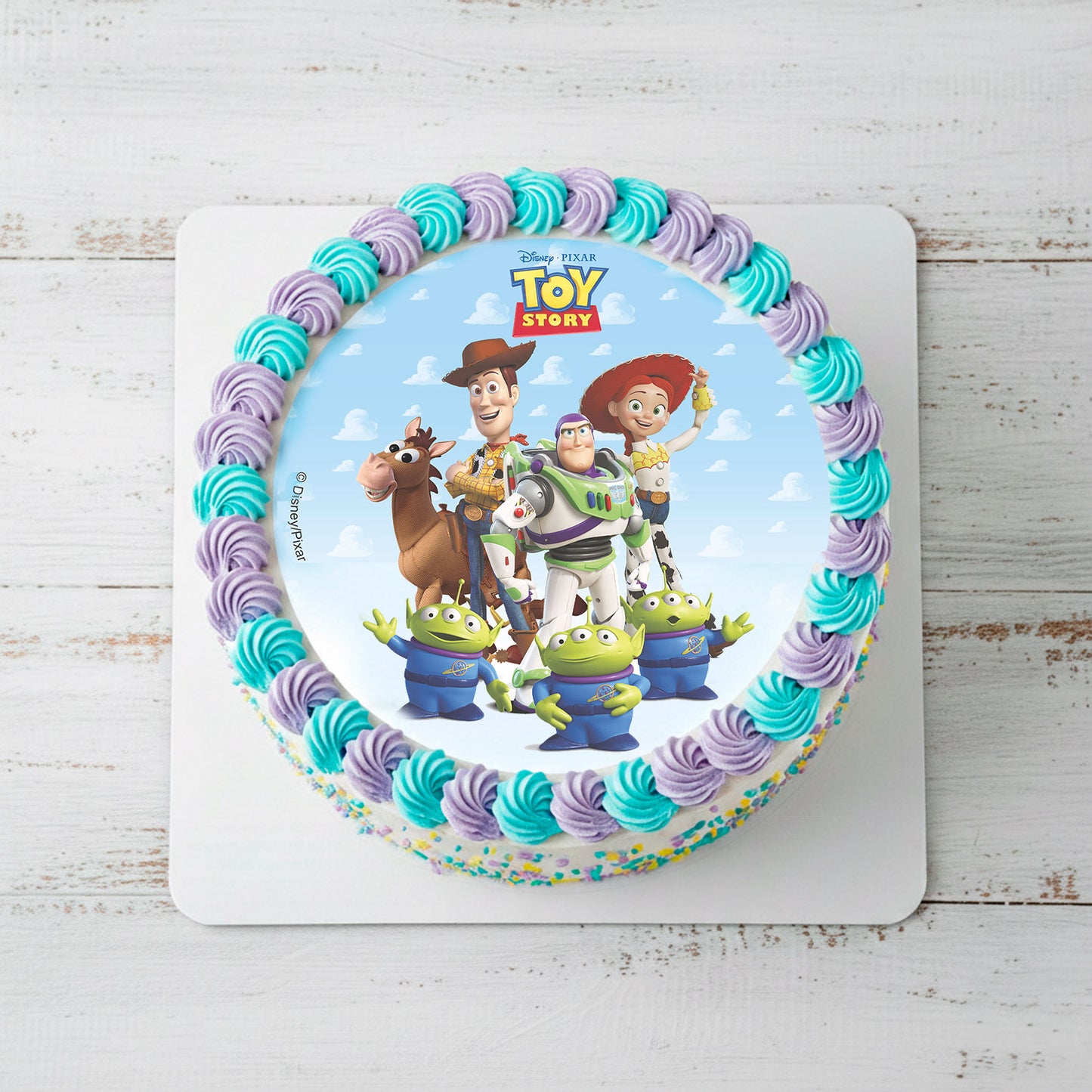 DISCO OBLEA TARTA TOY STORY 20CM