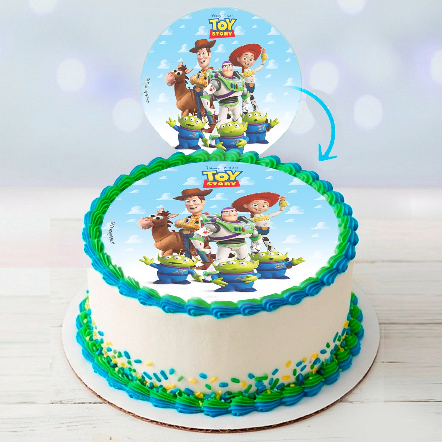 DISQUE AZYME TOY STORY GAKE 20CM