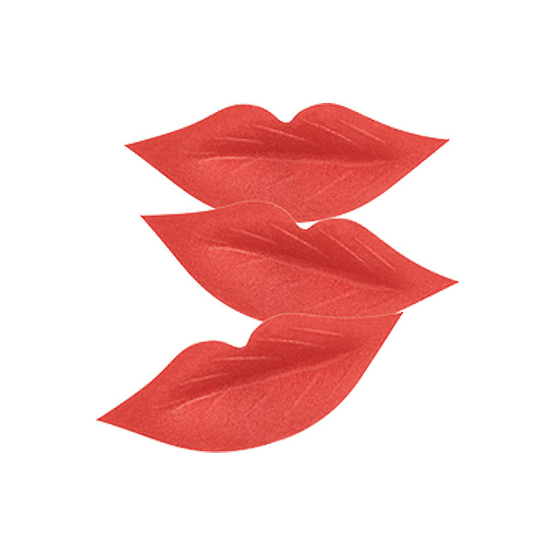 LABIOS VERMELHOS EM OBREIA 5CM