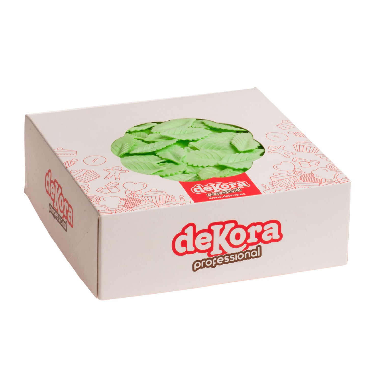1000 WAFER CLEAR GREEN LEAF 4,5 CM