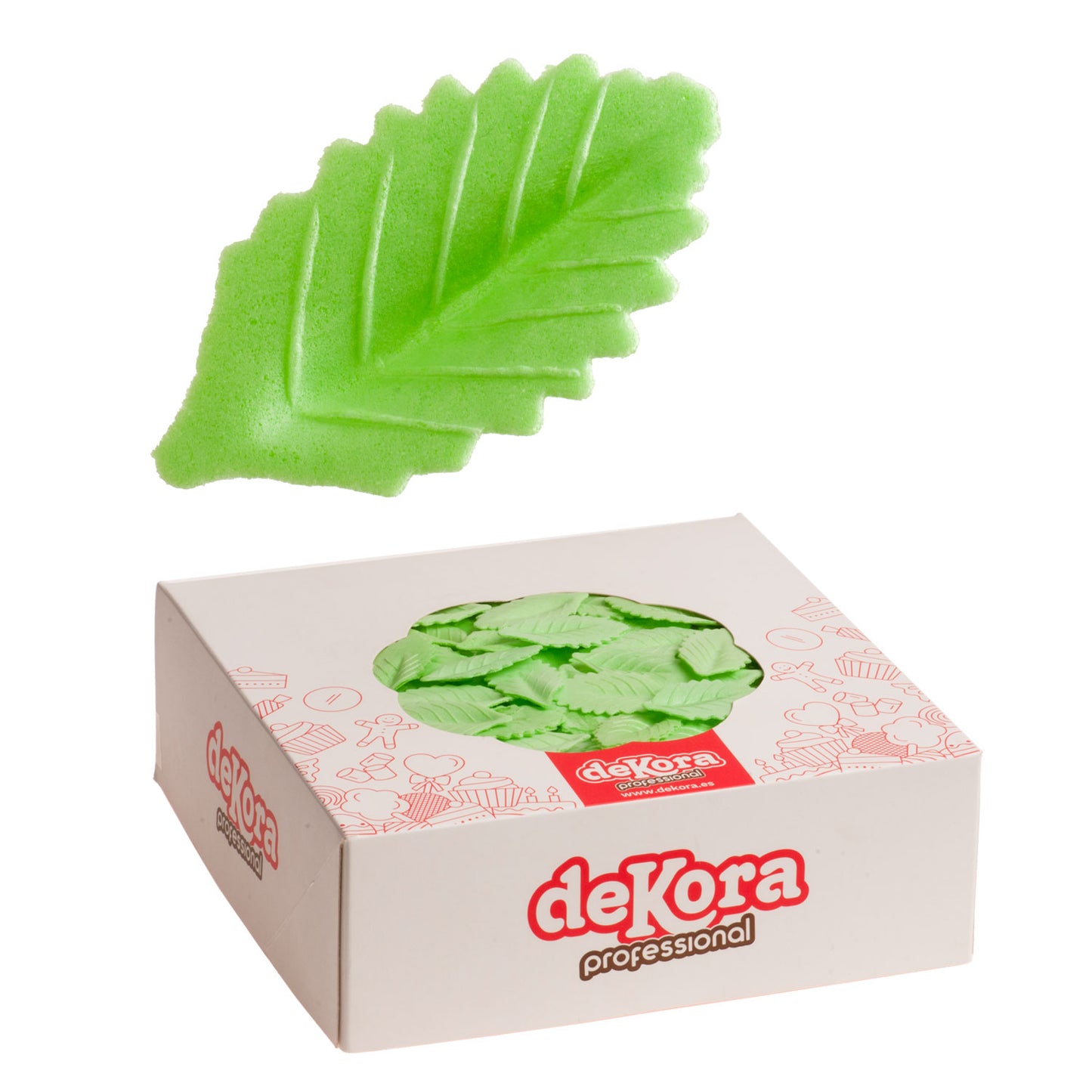 1000 WAFER CLEAR GREEN LEAF 4,5 CM