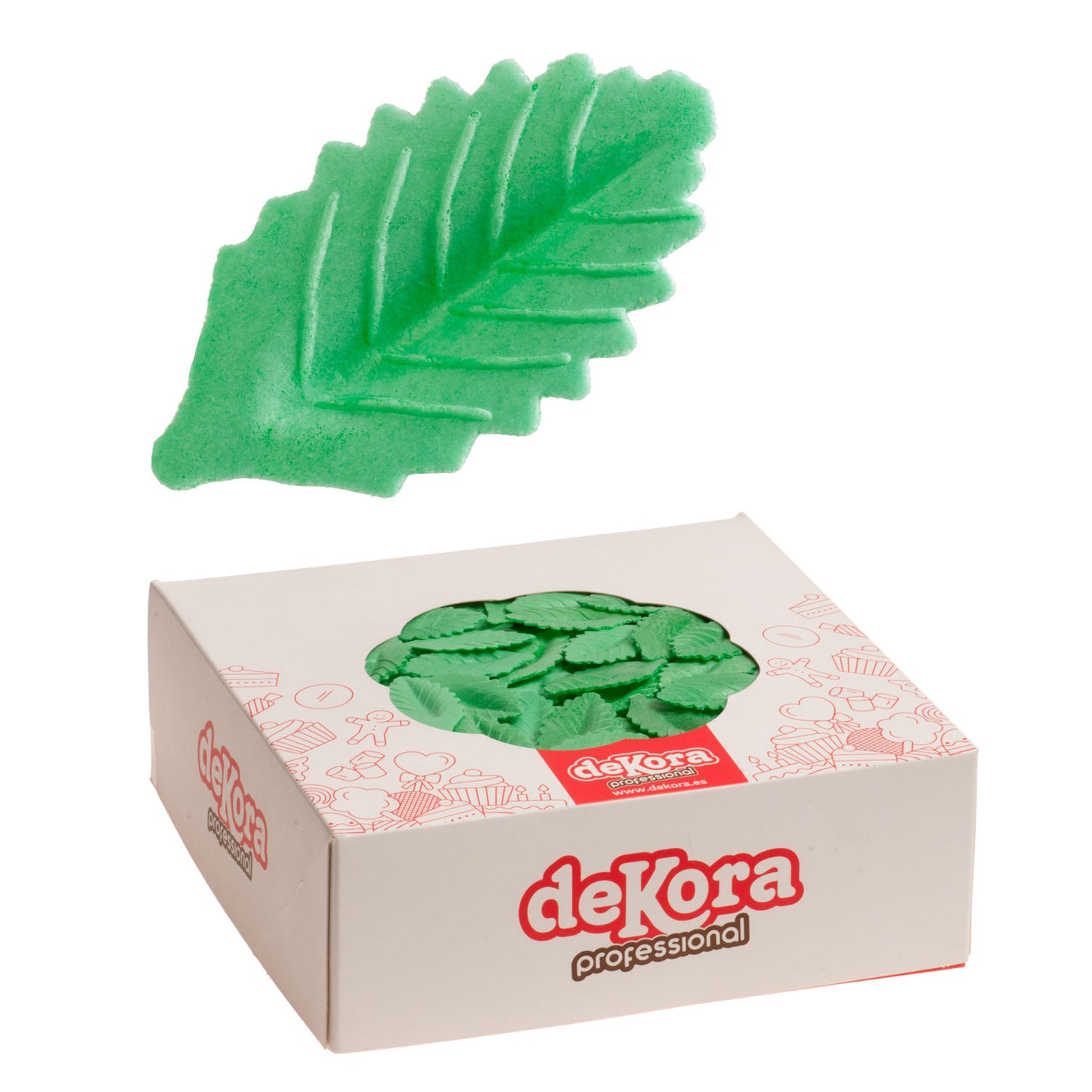 HOJA DE OBLEA VERDE OSCURO 4,5CM