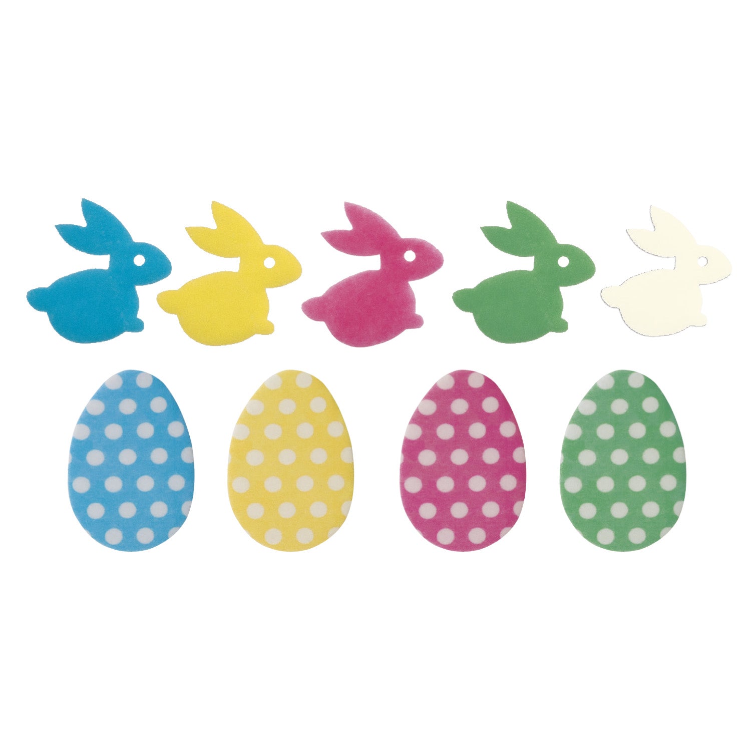 DECORATION EN AZYME POUR GÂTEAUX ASSORTIMENT PÂQUES 3,5CM