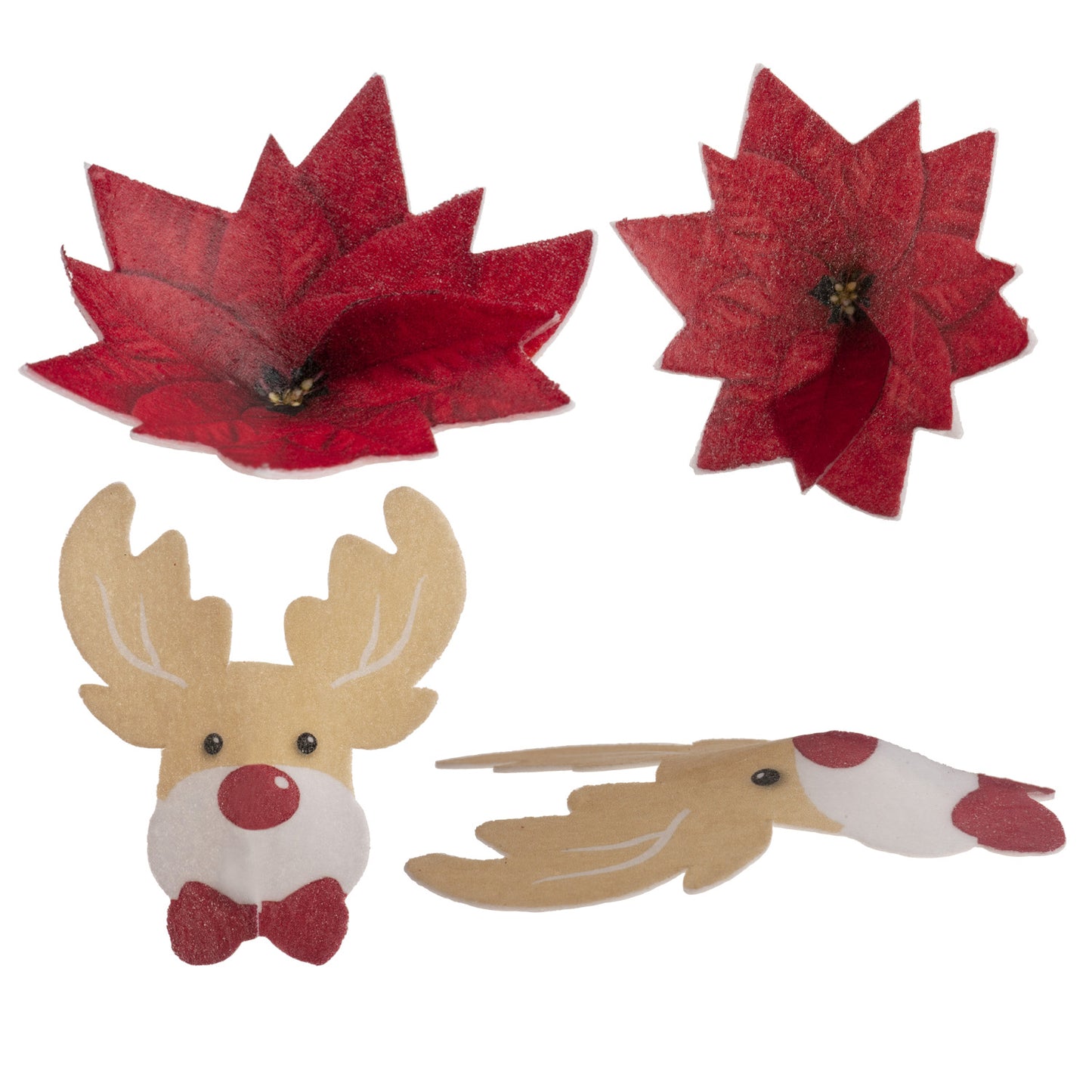 WAFER CHRISTMAS CAKE DECORATION 5-6CM