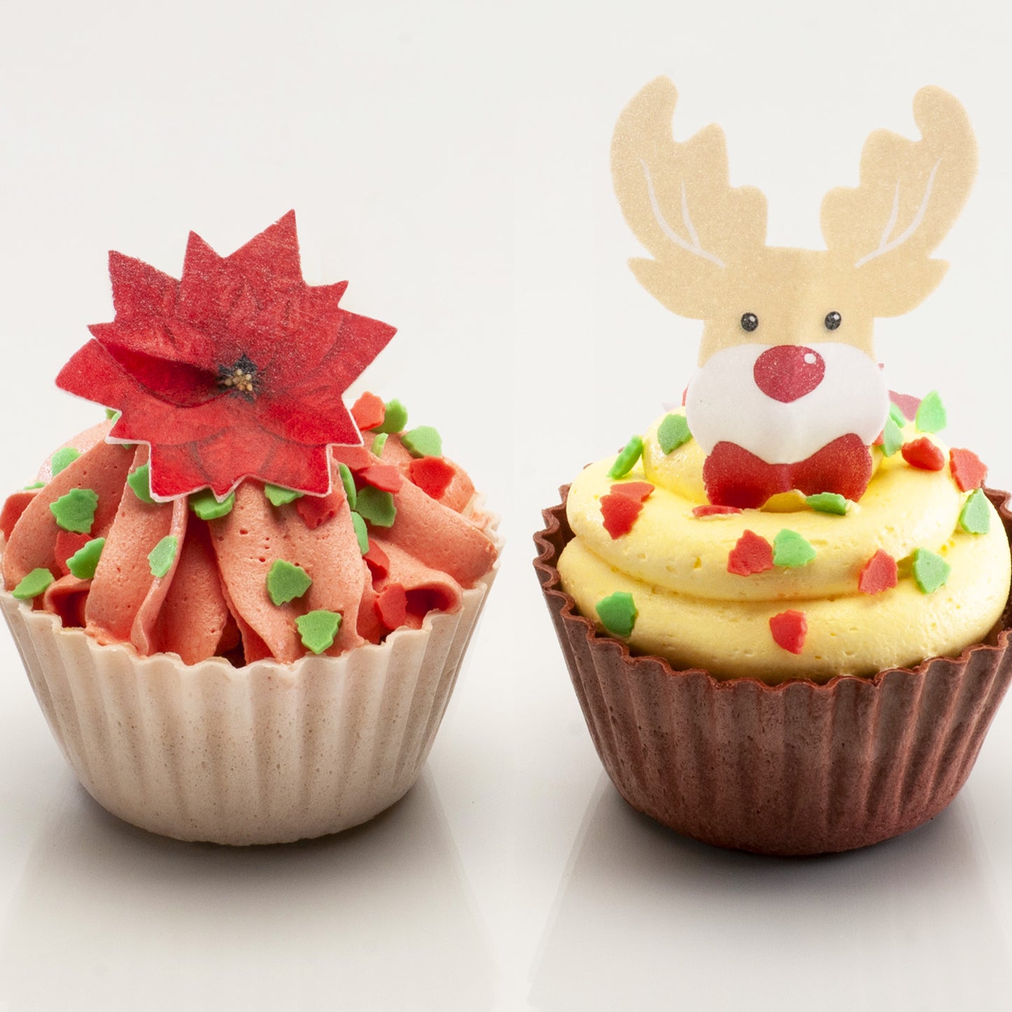 WAFER CHRISTMAS CAKE DECORATION 5-6CM