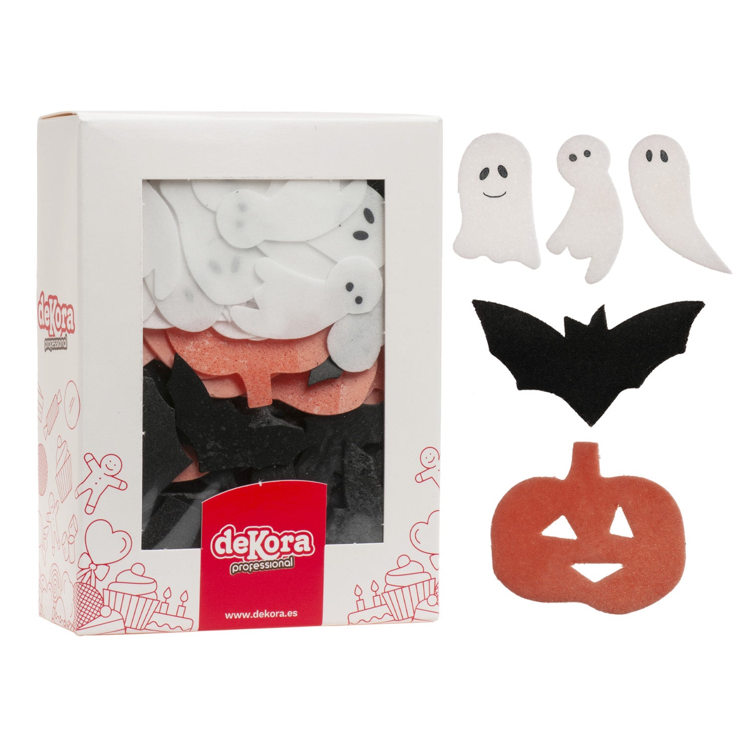 DECORAÇÃO HÓSTIA HALLOWEEN SORTIDO 4-5CM