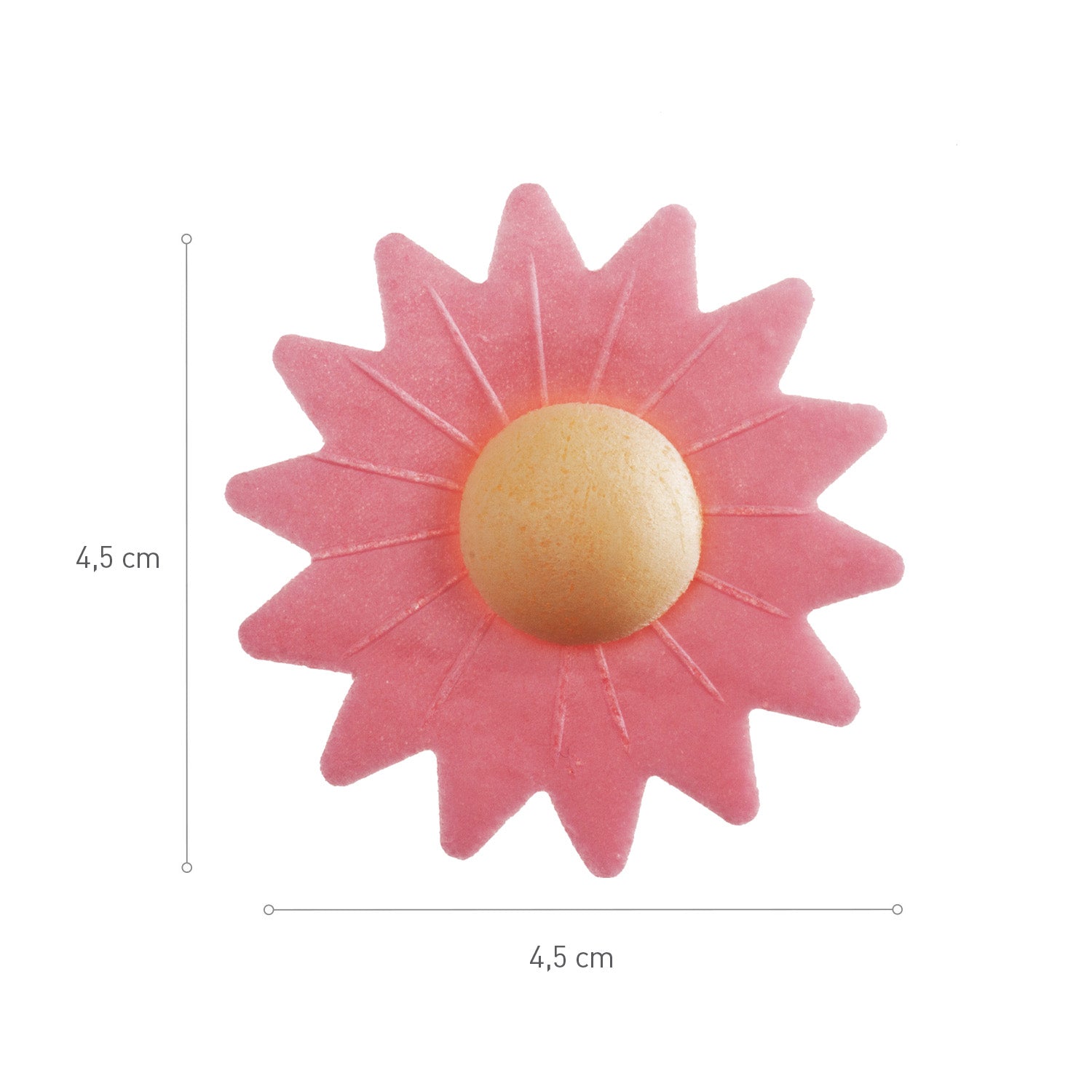 MARGARIDAS EM OBREA 6 CORES ASSORTADAS Ø 4,5CM
