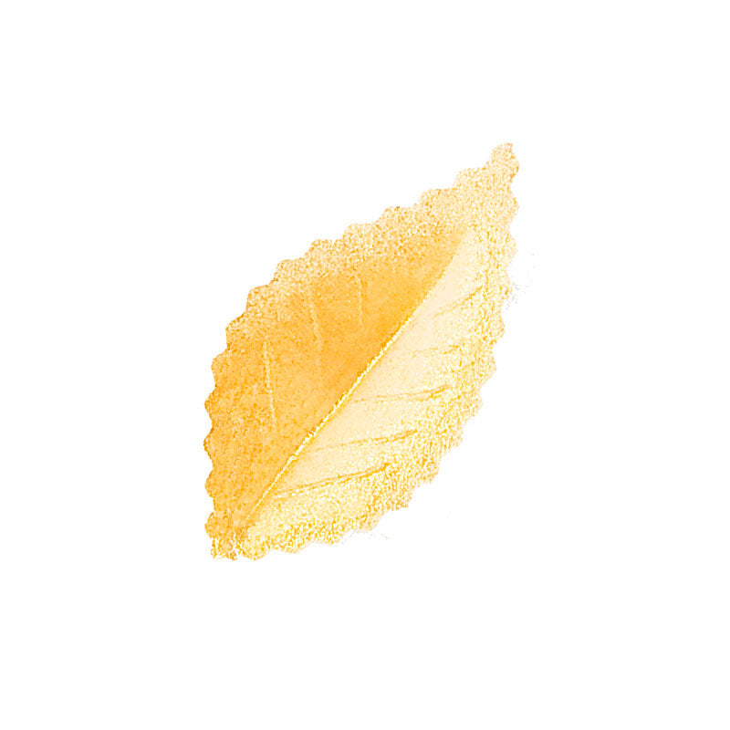400 FEUILLES EN AZYME D'OR METALISEE 4,2 CM