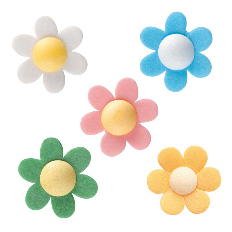 ANÉMONE EN AZYME COULEURS ASSORTIES 4 CM