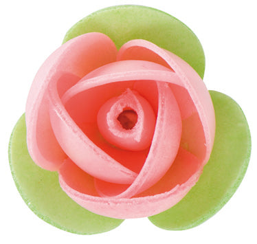 140 ROSES AZYME FEUILLES VERT 3,5 CM