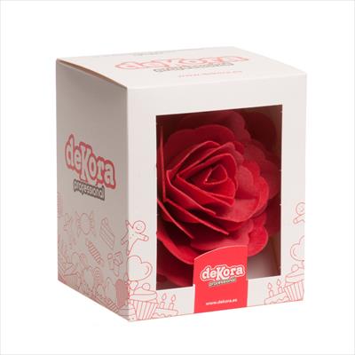 ROSE GEANT AZYME COULEUR ROUGE 12,5 CM