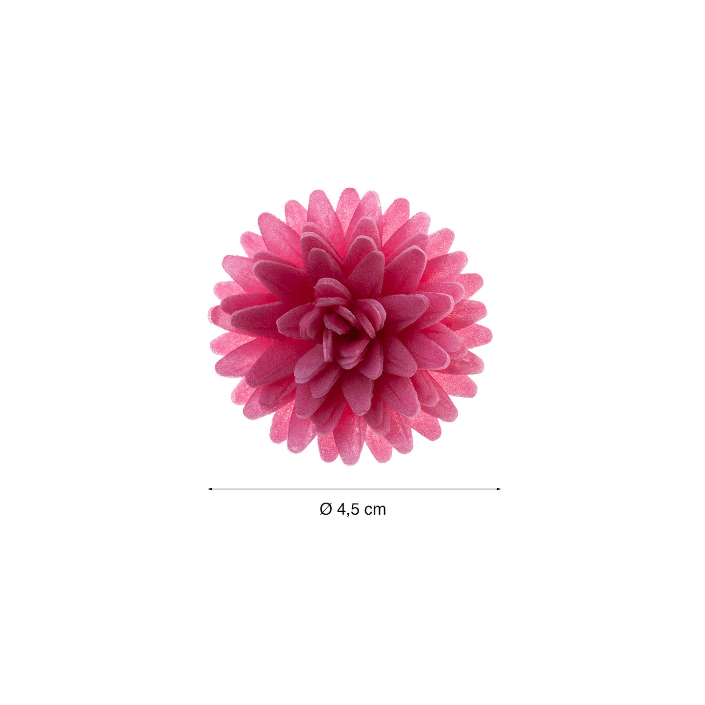 CAIXA DE 12 POMPONS WAFER CORES SORTIDAS Ø 4.5CM