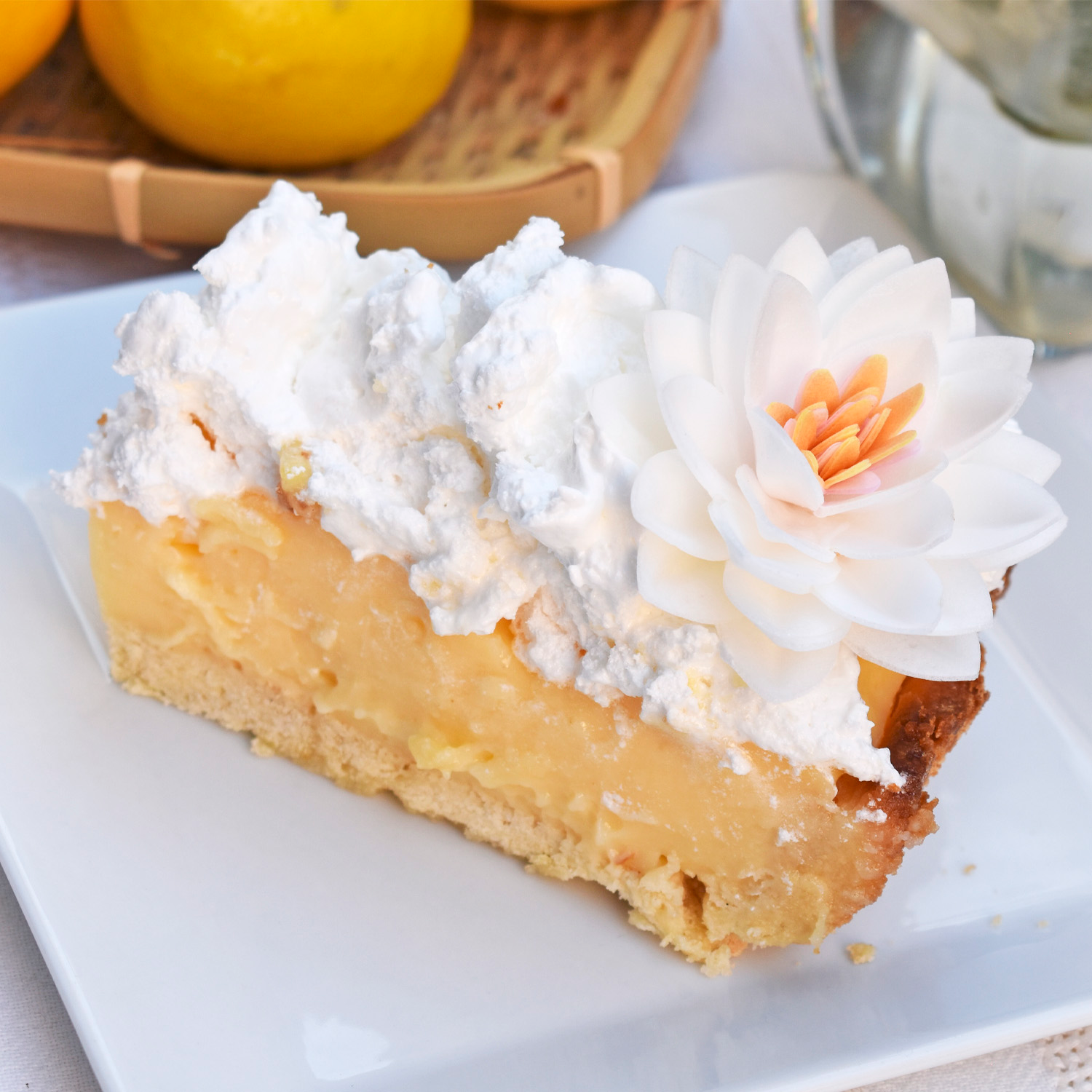 BOITE DE 15 FLEURS DE LOTUS EN AZYME BLANCHE Ø 7CM