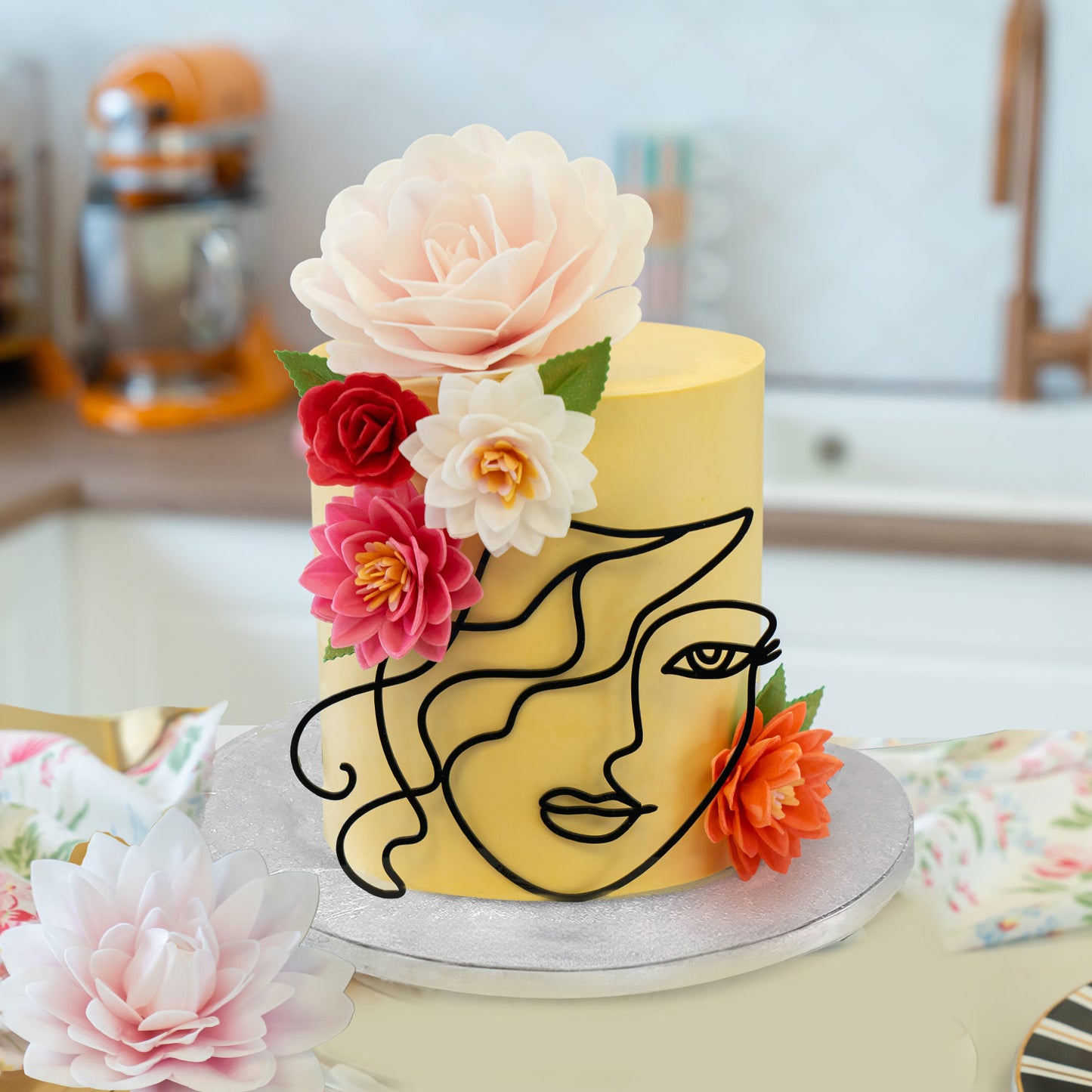 BOITE DE 15 FLEURS DE LOTUS EN AZYME BLANCHE Ø 7CM