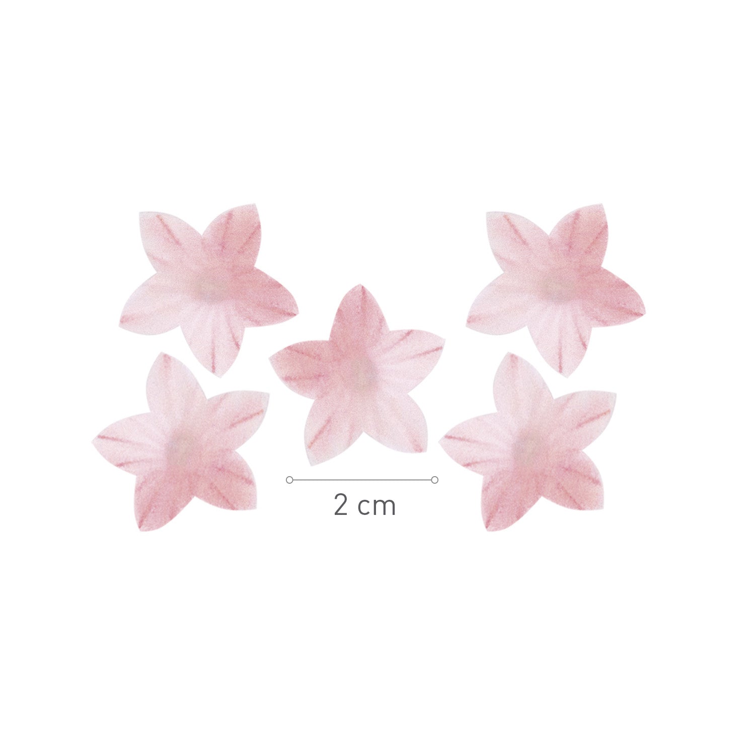 MINI FLEUR EN AZYME ROSE Ø 2CM