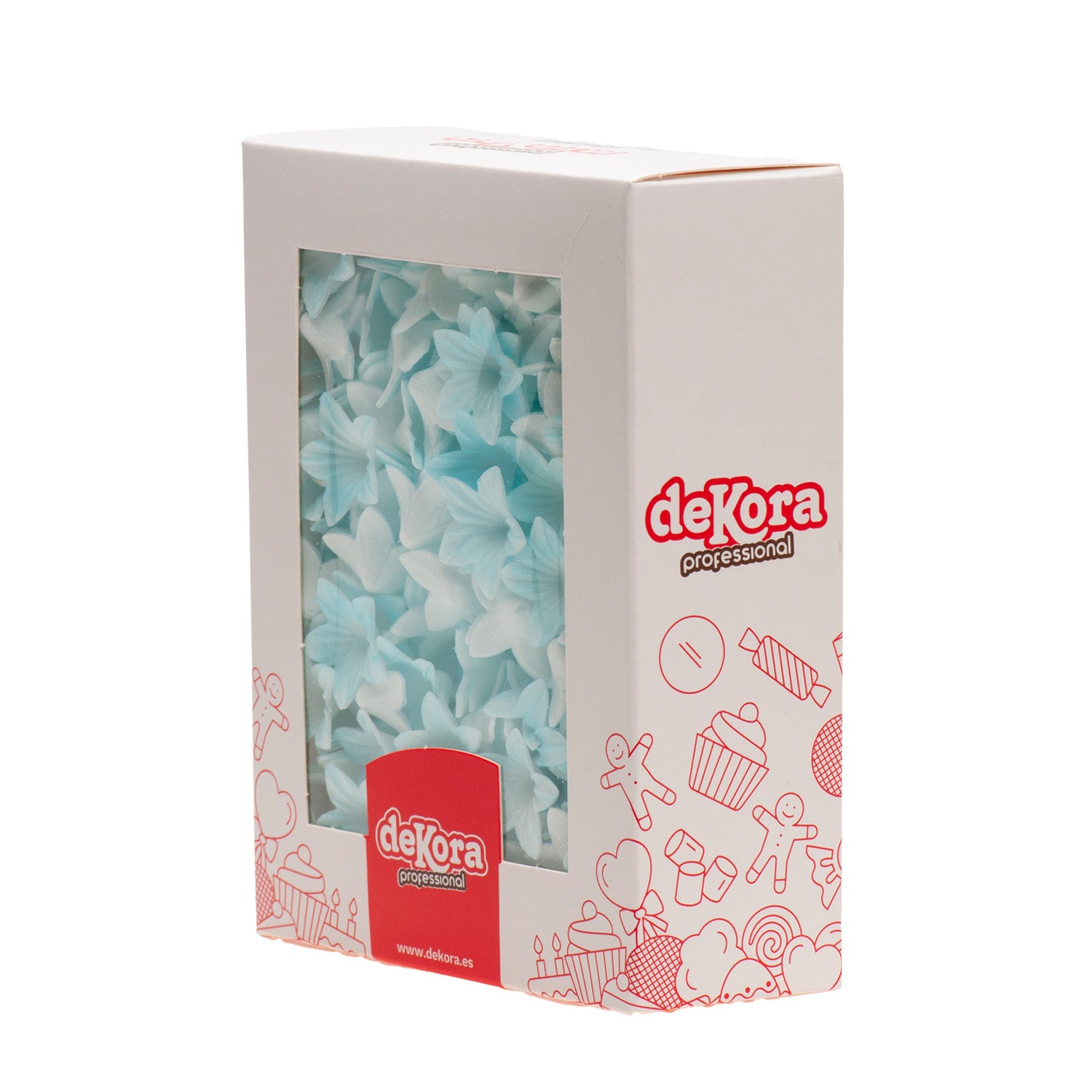 BLUE MINI WAFER FLOWER Ø 2CM