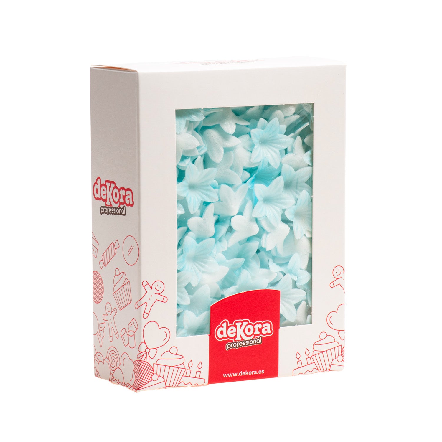 BLUE MINI WAFER FLOWER Ø 2CM