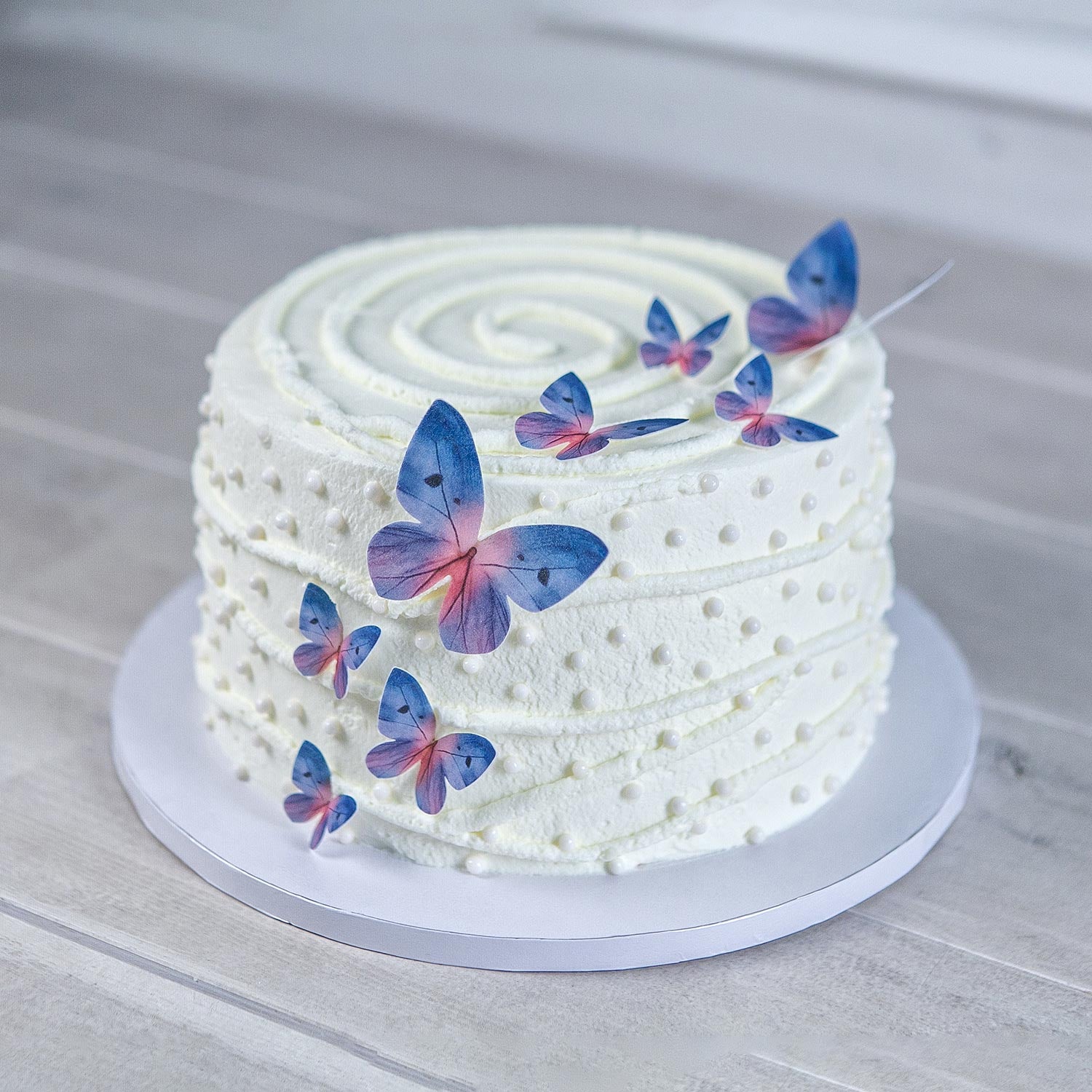 PAPILLONS AZYME TONS BLEUS 3-6CM