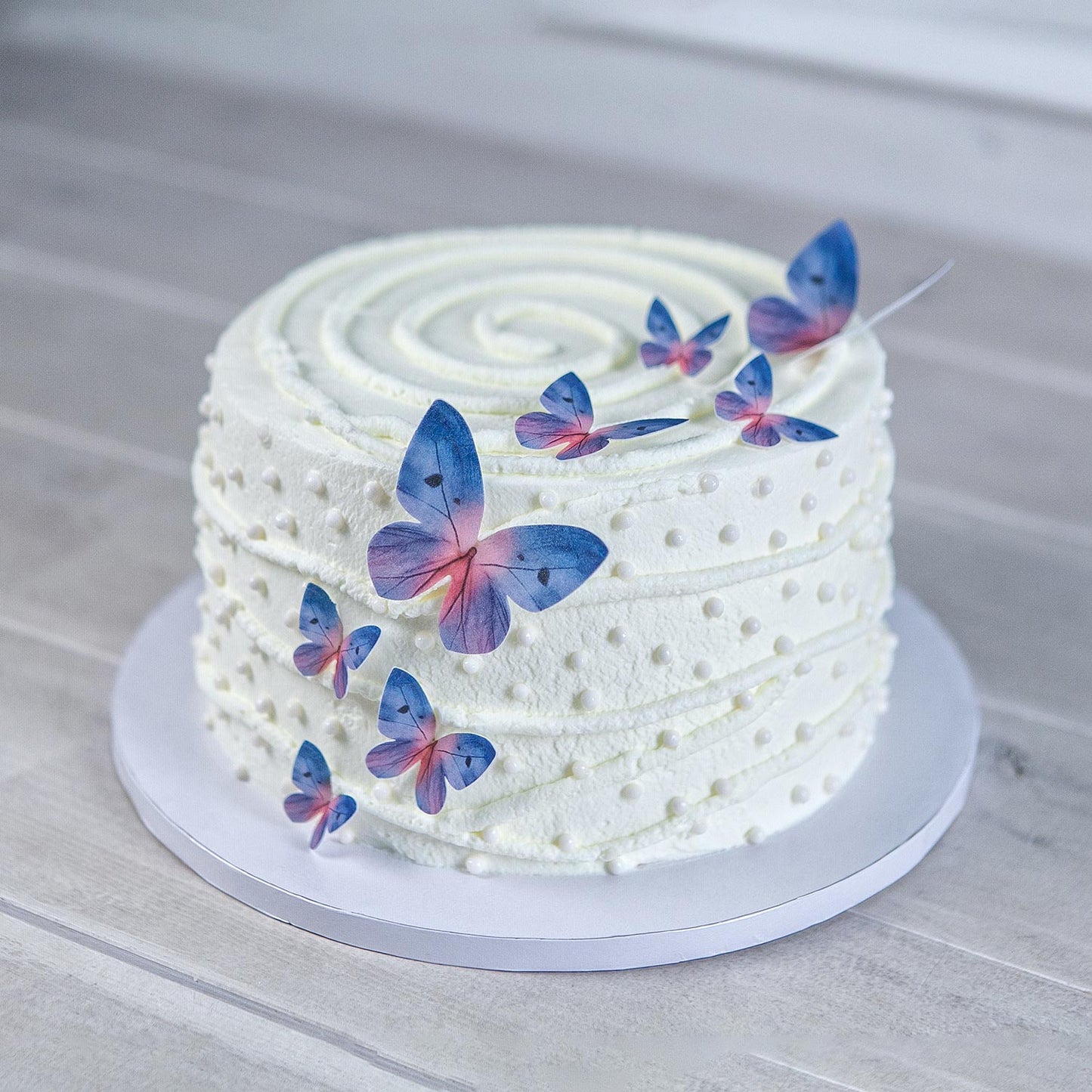 PAPILLONS AZYME TONS BLEUS 3-6CM
