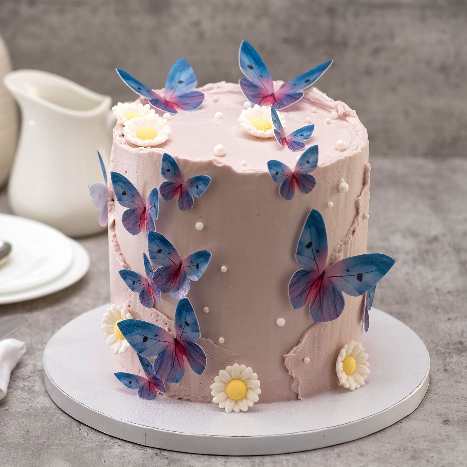 PAPILLONS AZYME TONS BLEUS 3-6CM