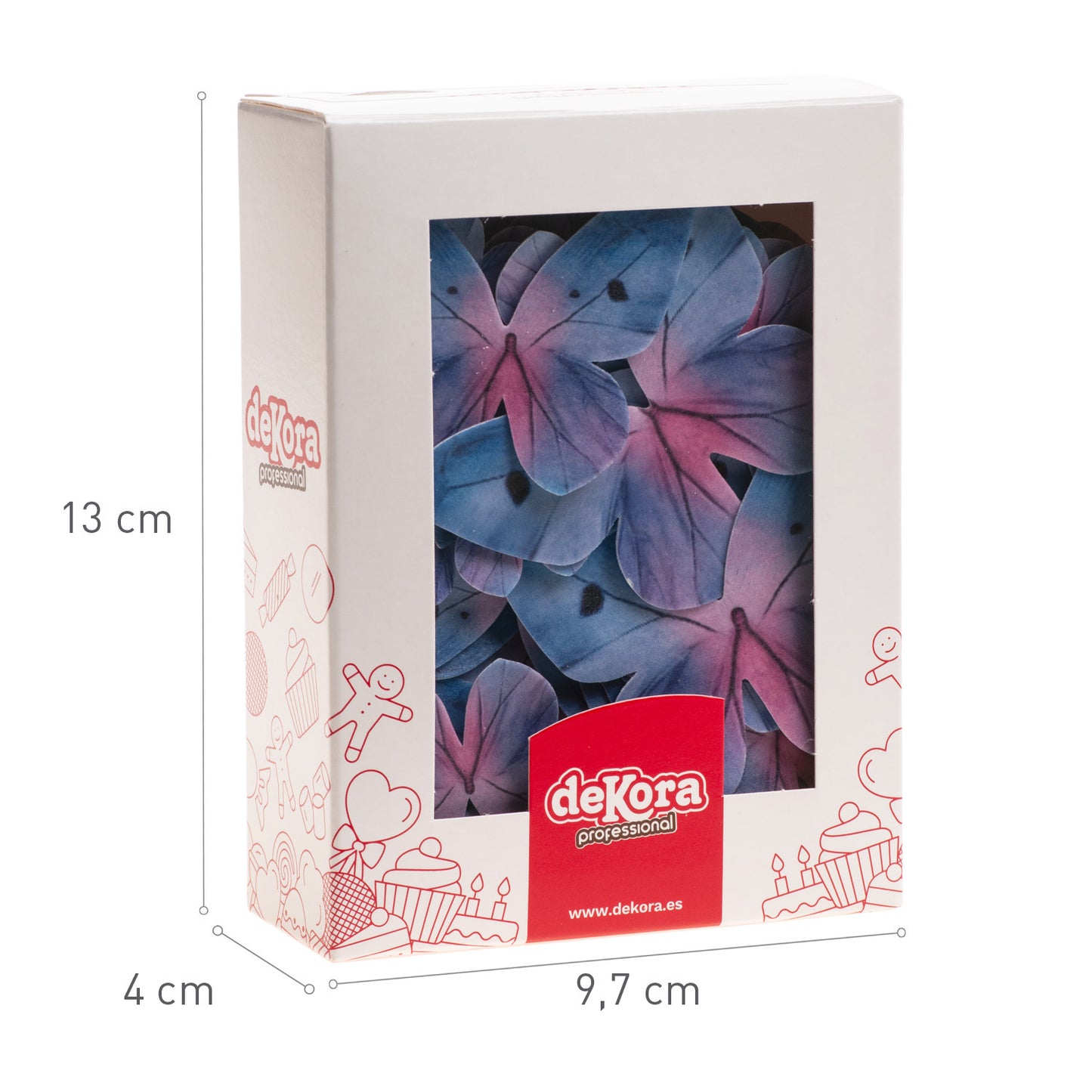 PAPILLONS AZYME TONS BLEUS 3-6CM