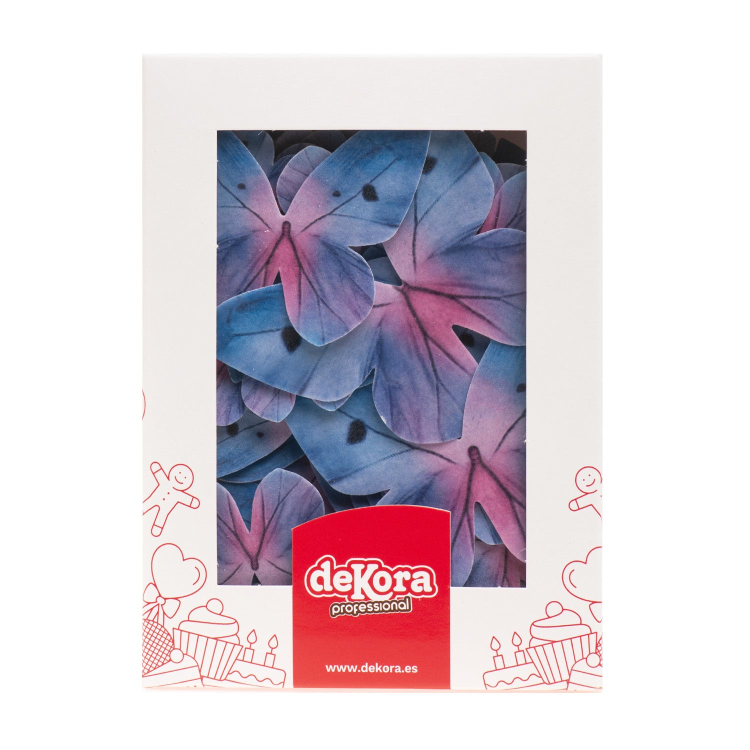 PAPILLONS AZYME TONS BLEUS 3-6CM