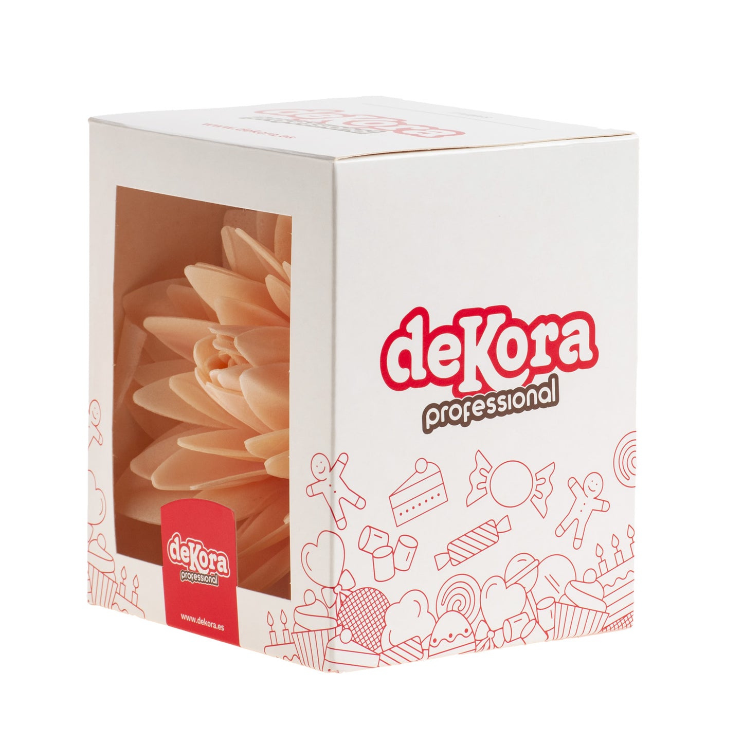 DÁLIA WAFER GIGANTE EM COR PASTEL Ø 12,5CM