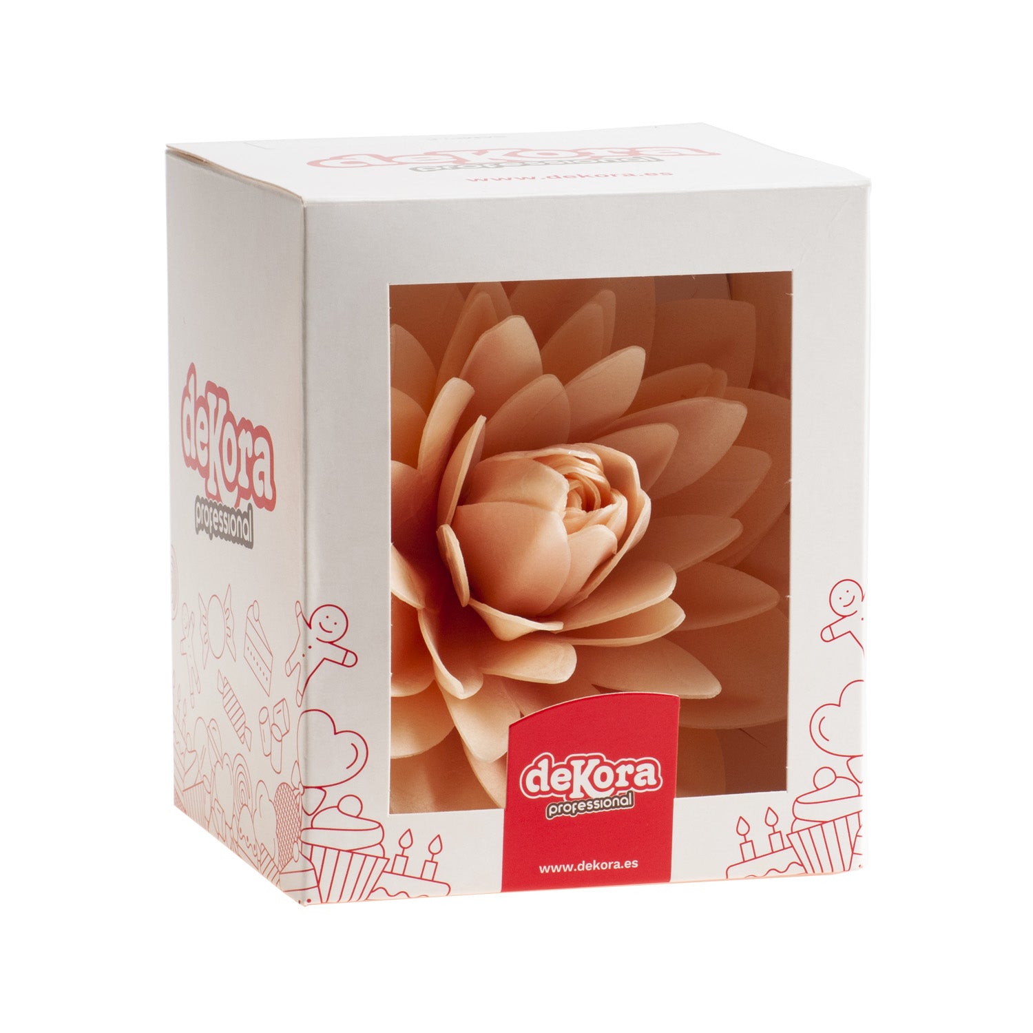 DAHLIA EN AZYME GÉANTE COULEUR PASTEL Ø 12.5CM