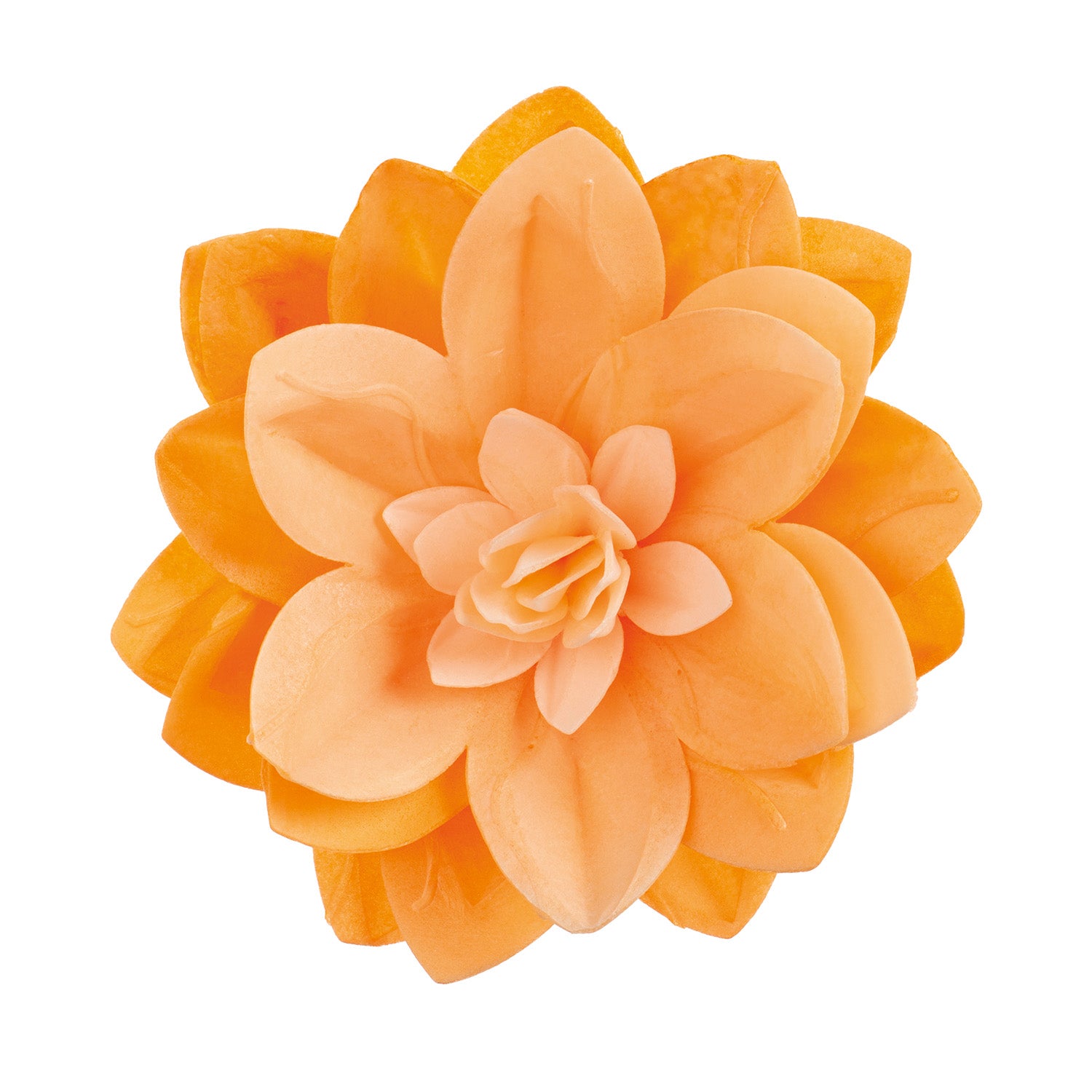 WATER LILY WAFER ORANGE COLOUR 14CM