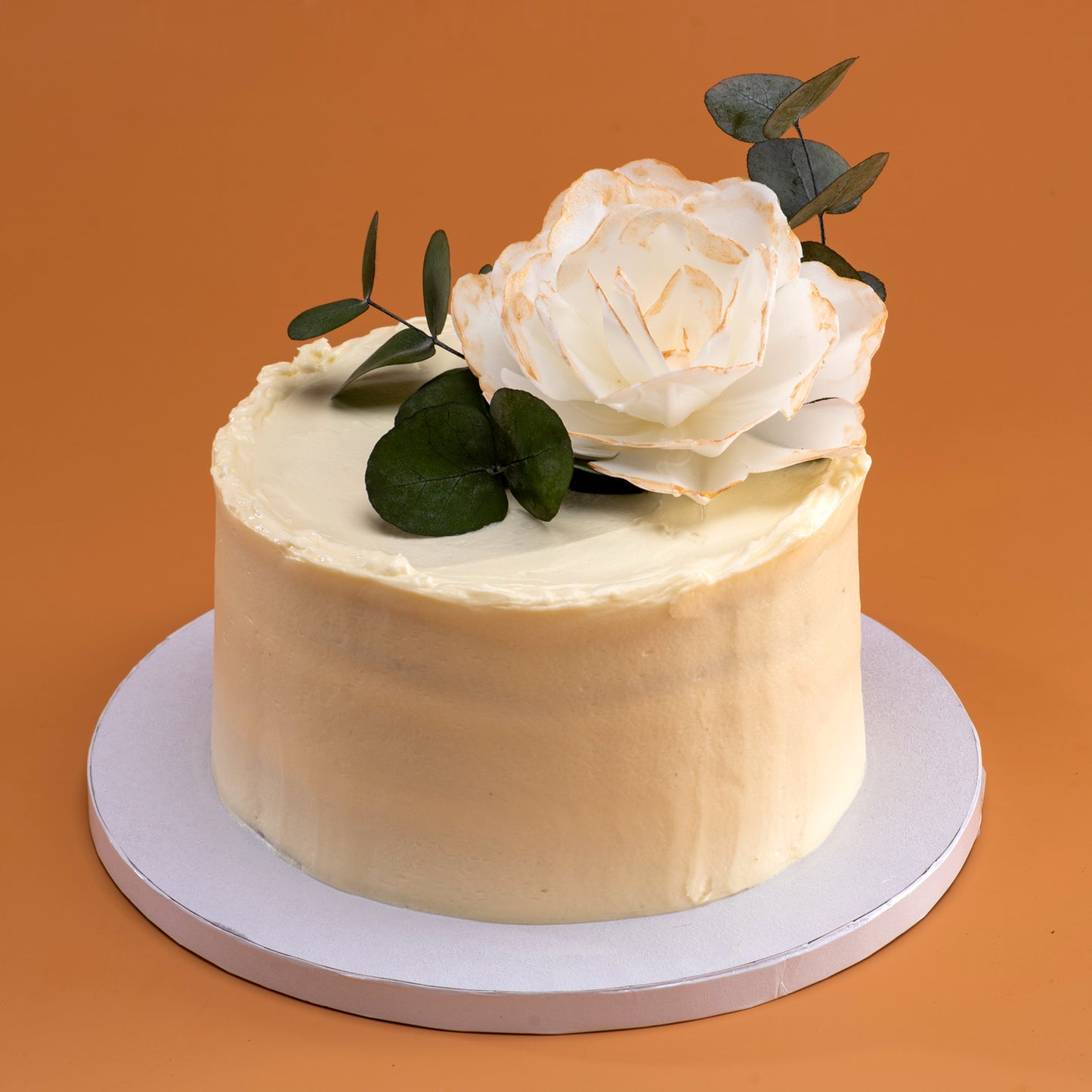 ARTISTIC WAFER ROSE GOLDEN COLOUR 12CM