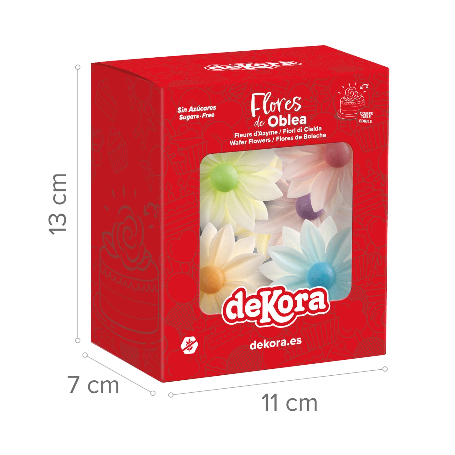  DAISY COULEURS ASSORTIES 7CM