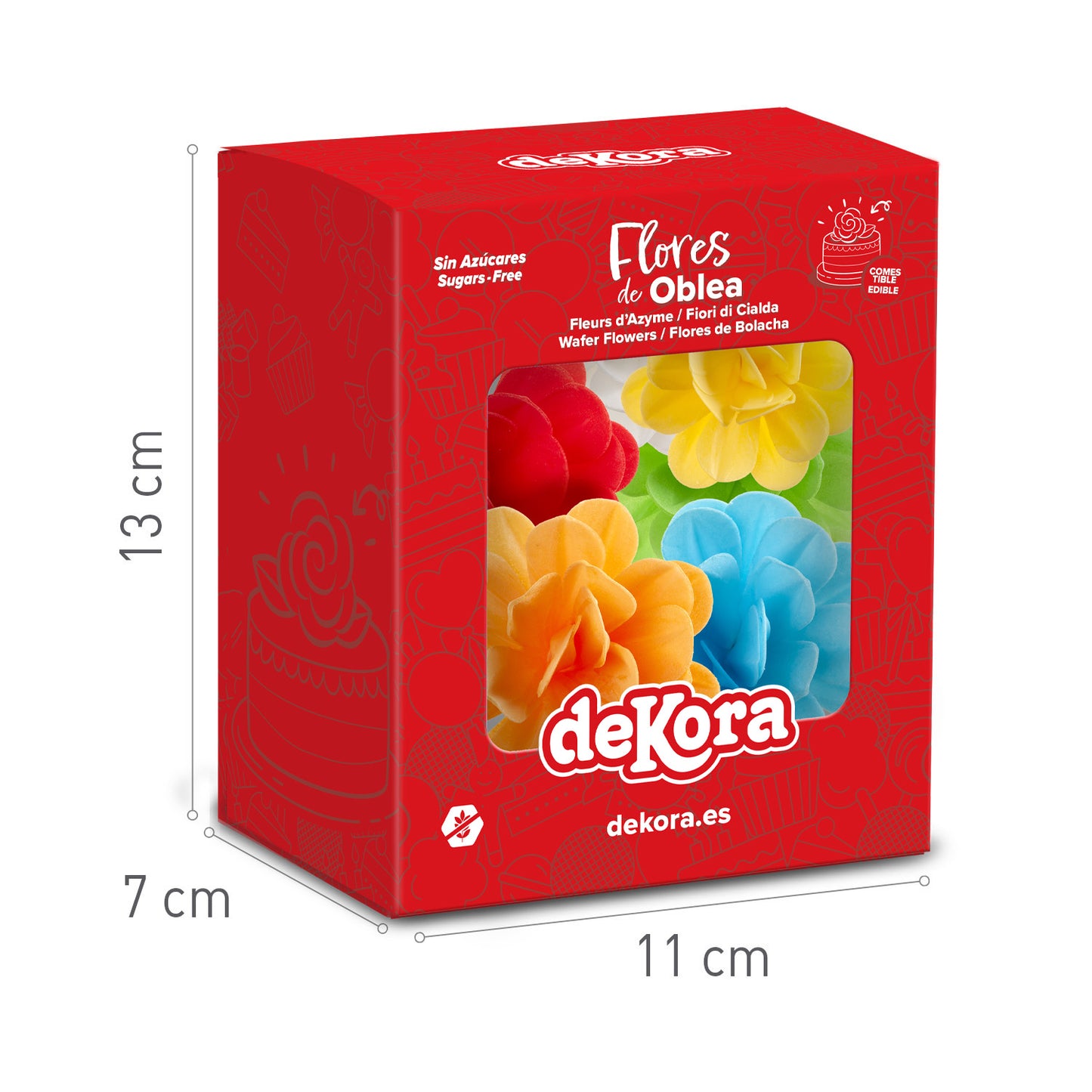 ASSORTED ROSES 7CM
