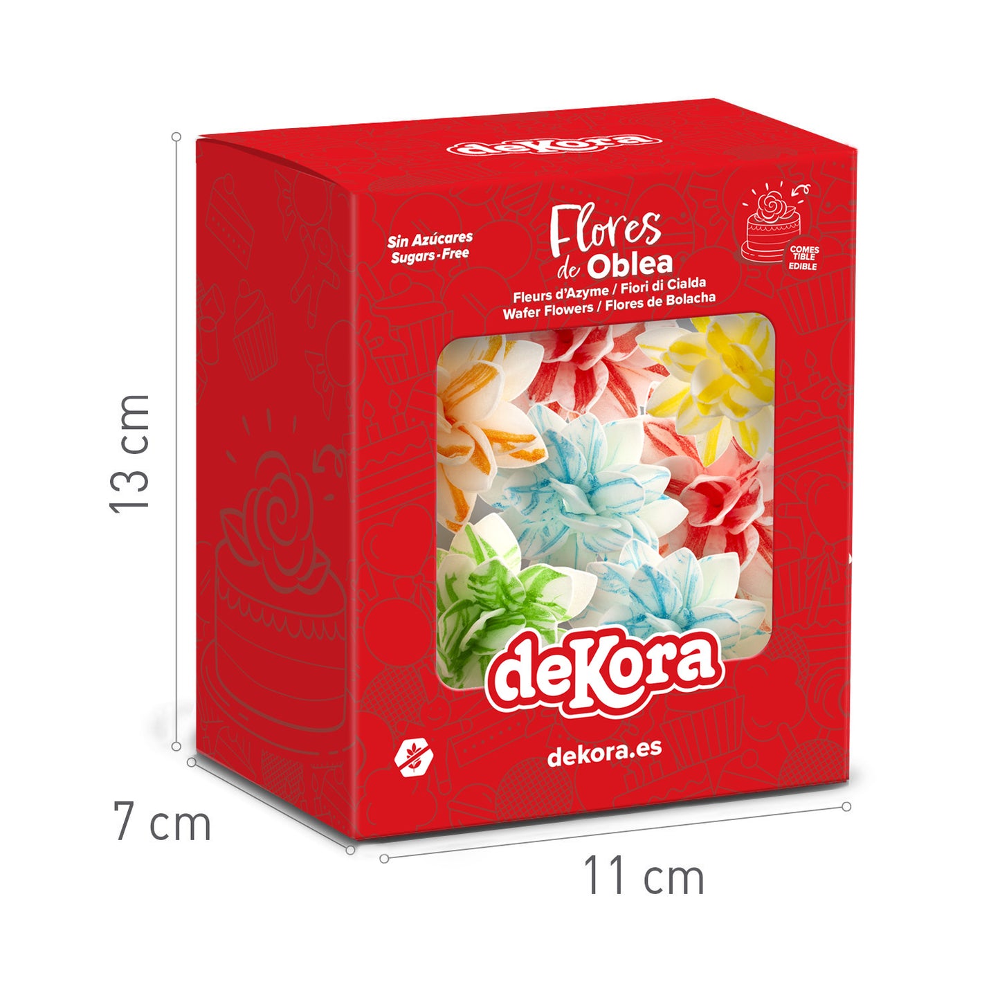 FLORES ARTISTICAS 7CM