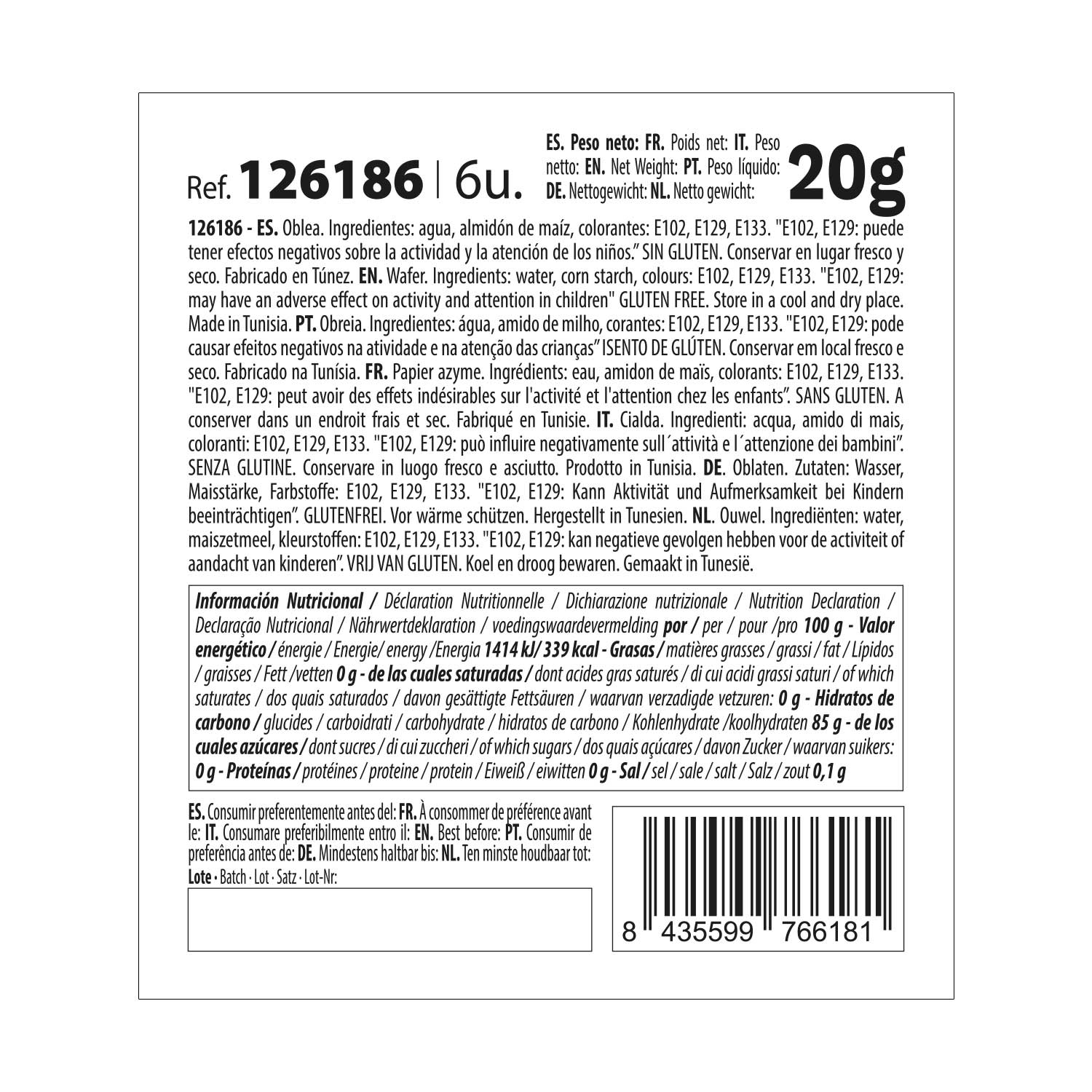 ARTISTIC WAFER ROSE 7CM